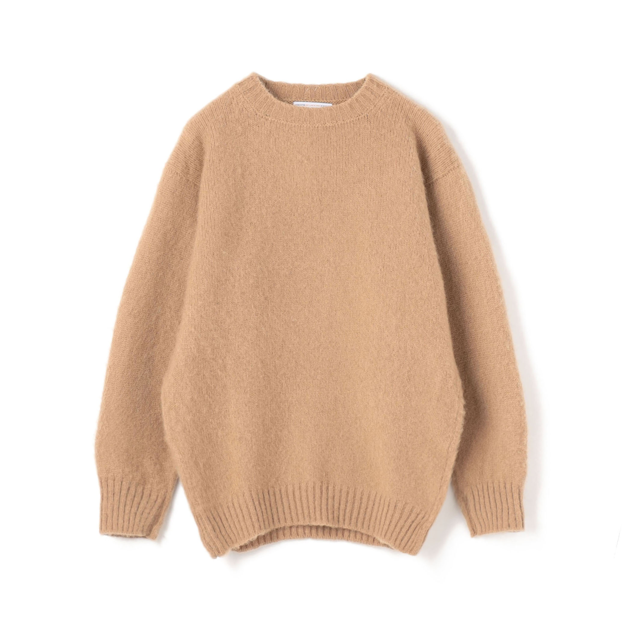 SHETLAND WOOLLEN CO. CREW NECK ウール クルーネックニットプルオーバー