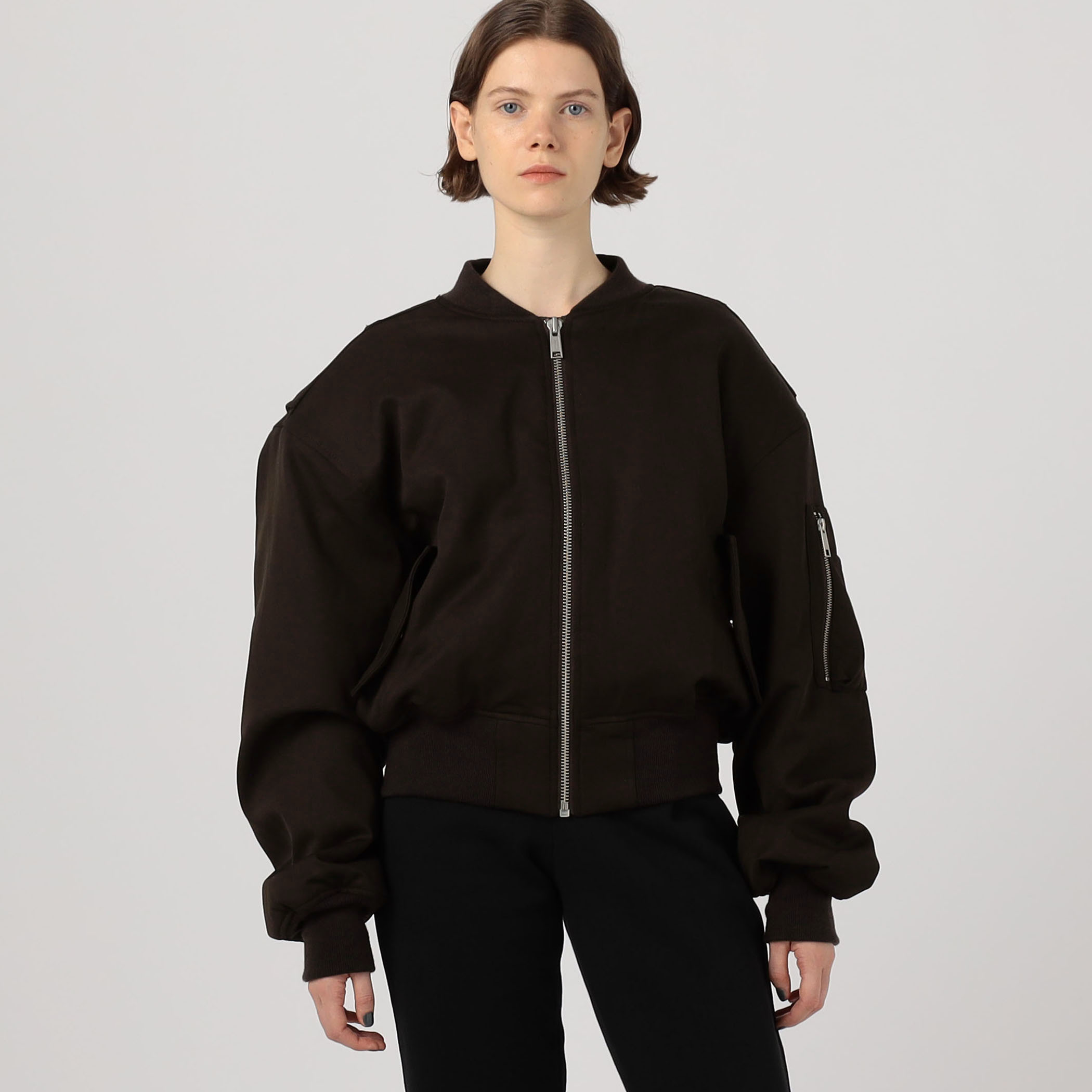 □entire studios CROPPED BROAD ボンバージャケット