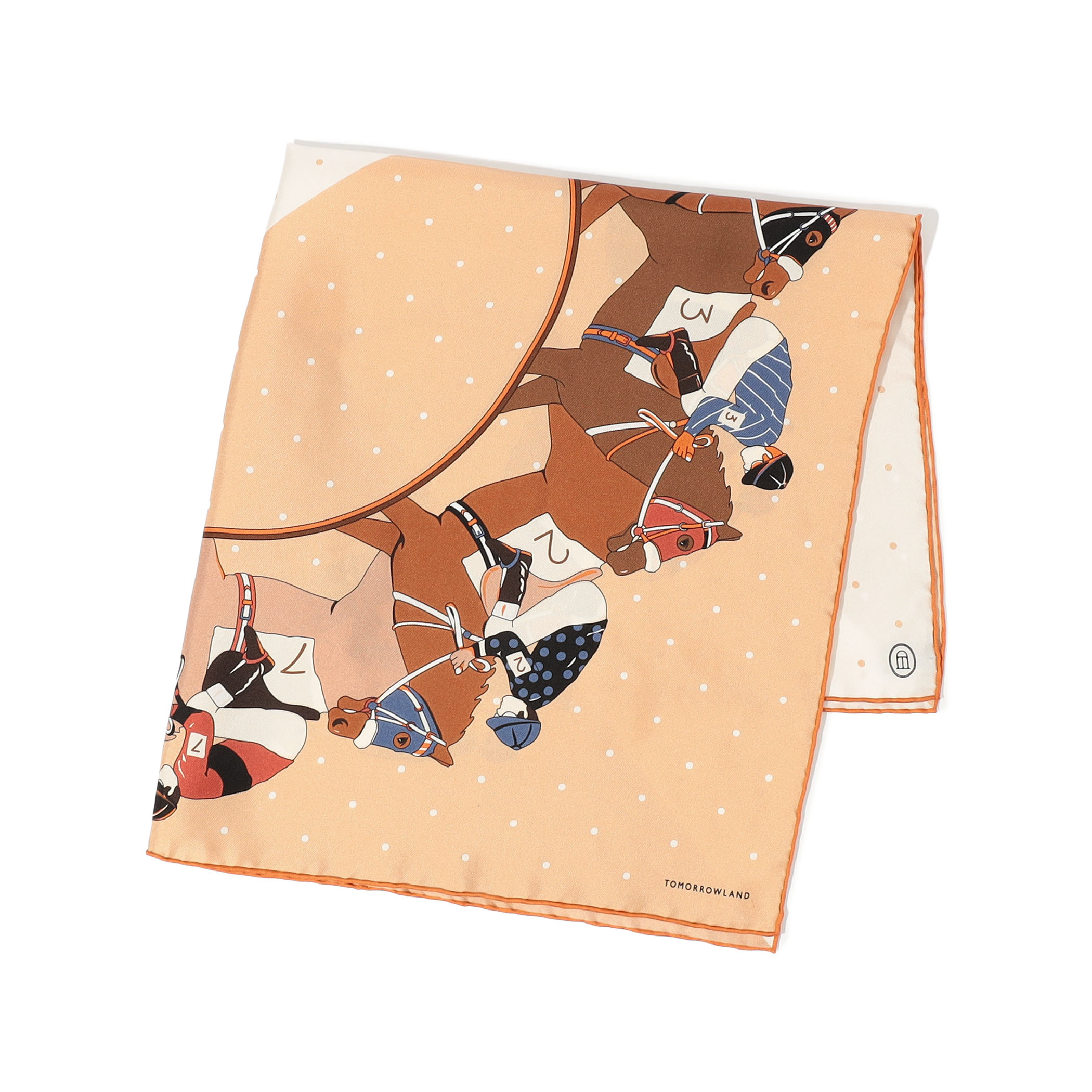ATELIER TOMORROW HORSE シルクスカーフ
