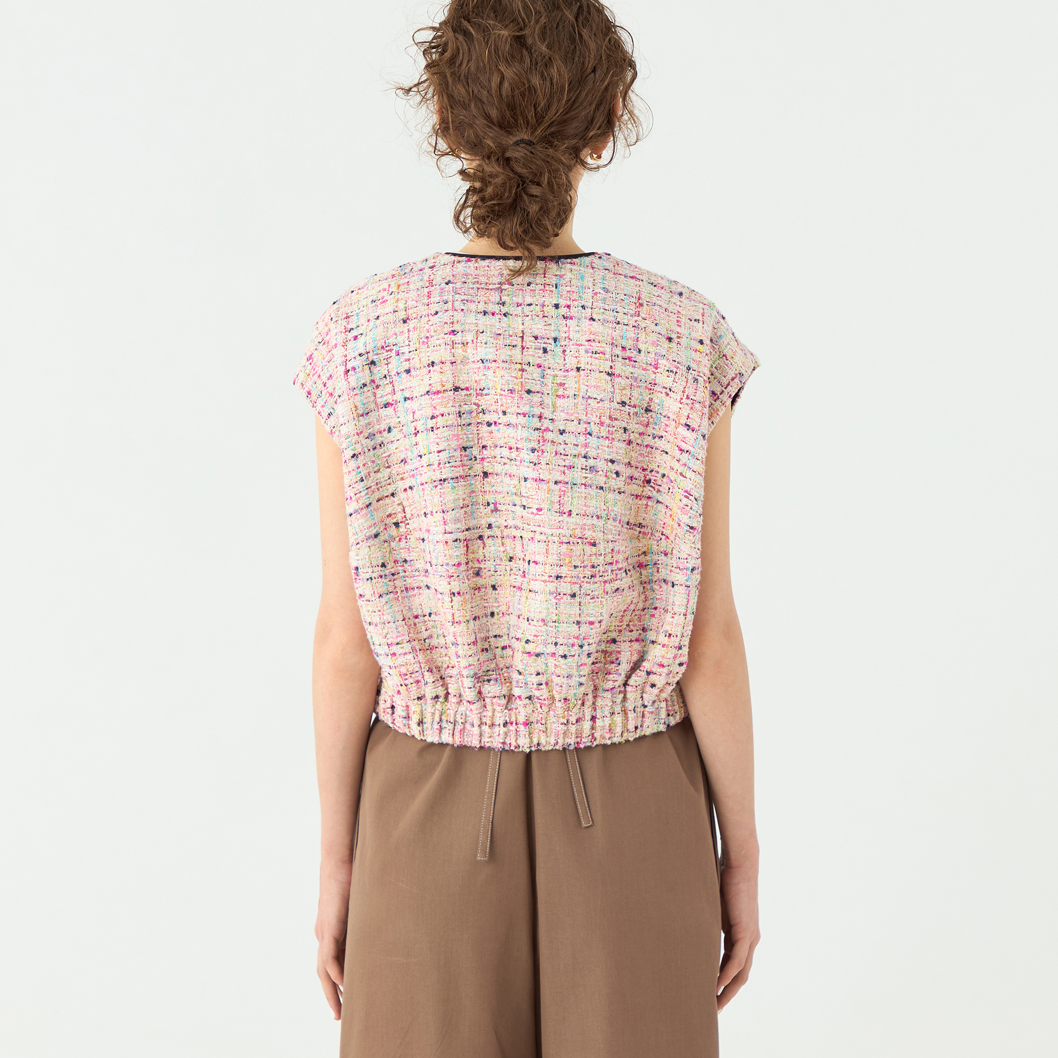 コロレファンシーツイード ジップアップジレ｜トゥモローランド 公式通販