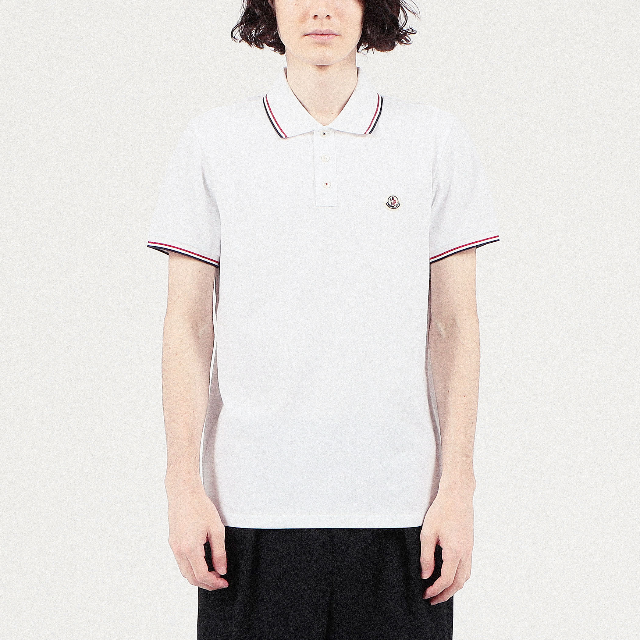 □MONCLER コットン ポロシャツ｜トゥモローランド 公式通販