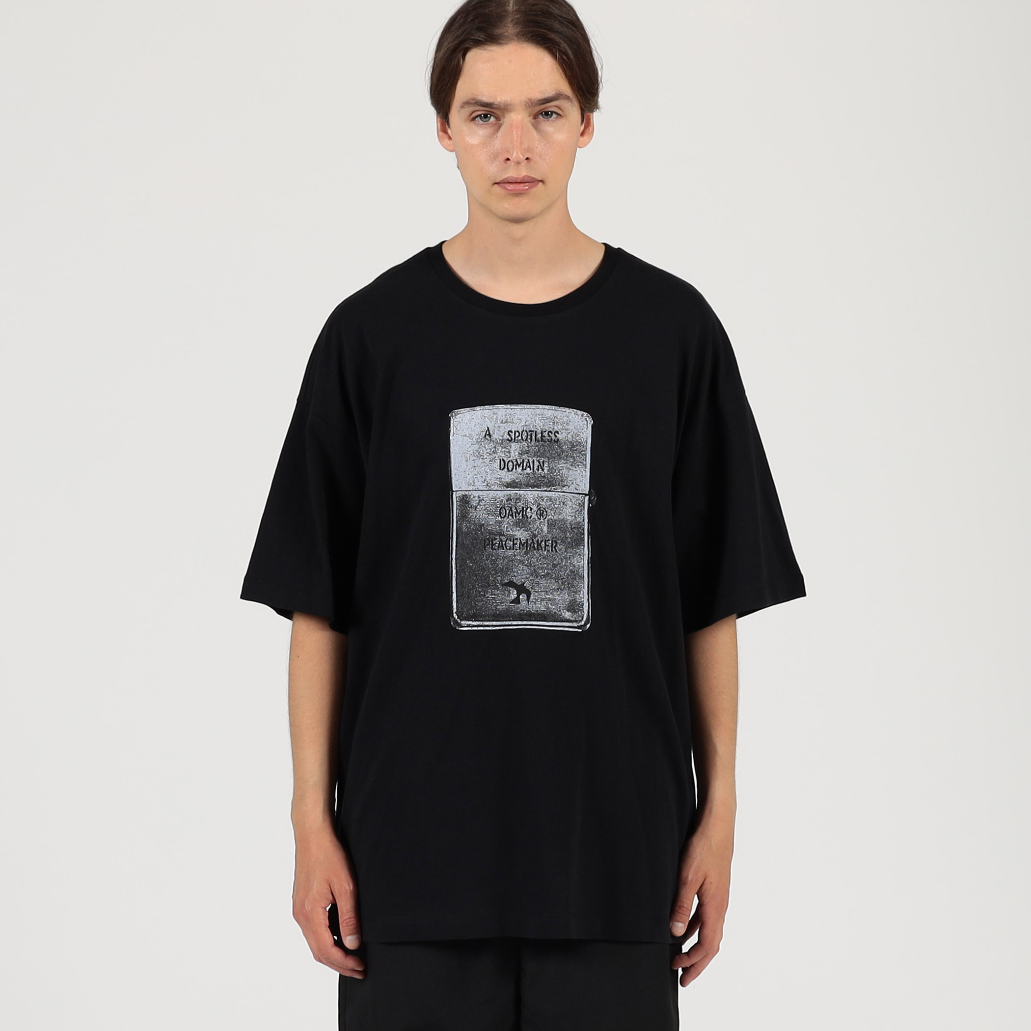Tシャツ・カットソー PEACEMAKER OAMC TSHIRT (PCM1OT02HJE002099) OAMC: T-shirt men - Black | Oamc t-shirt PCM1OT02HJE002099