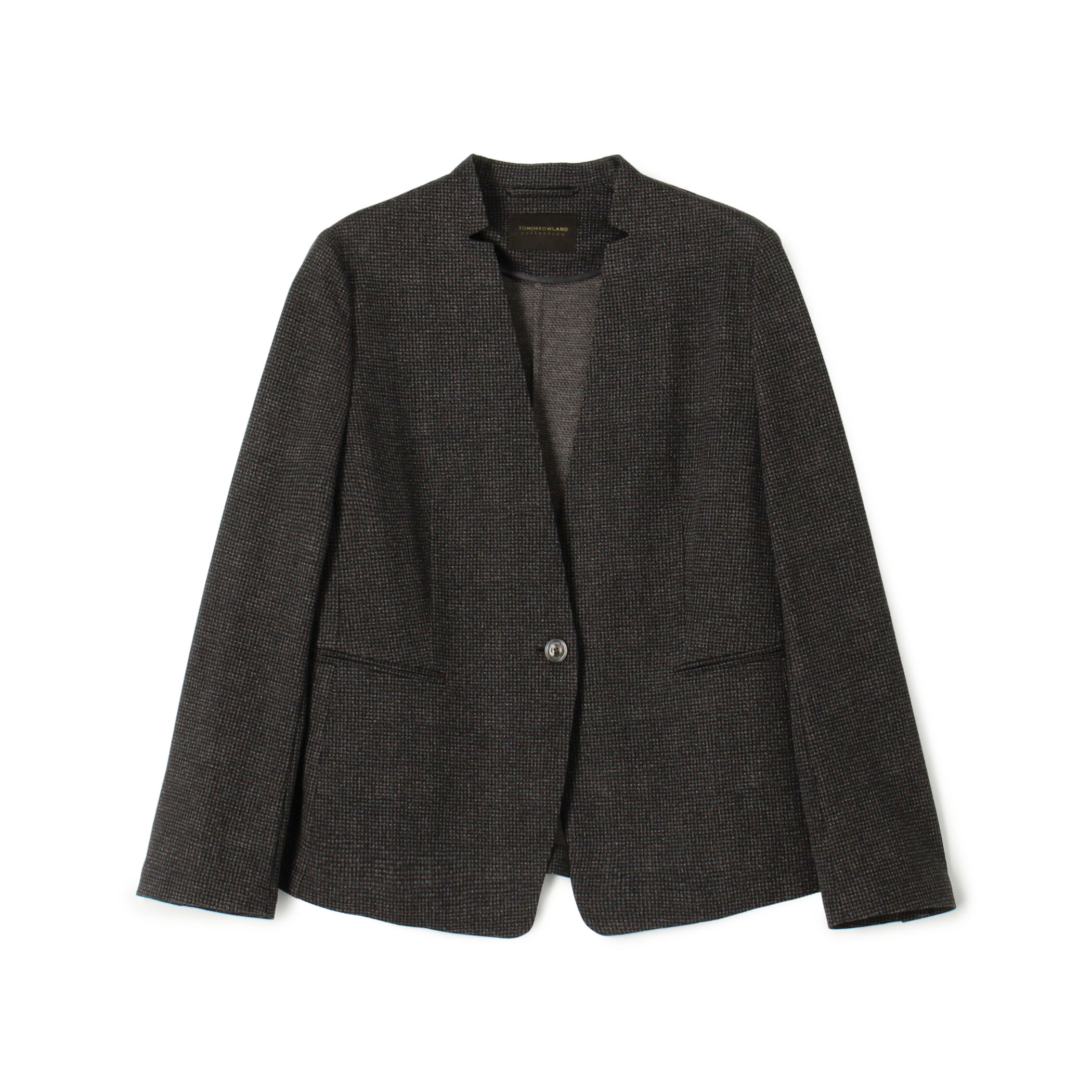 メランジジャージー キザミカラージャケット