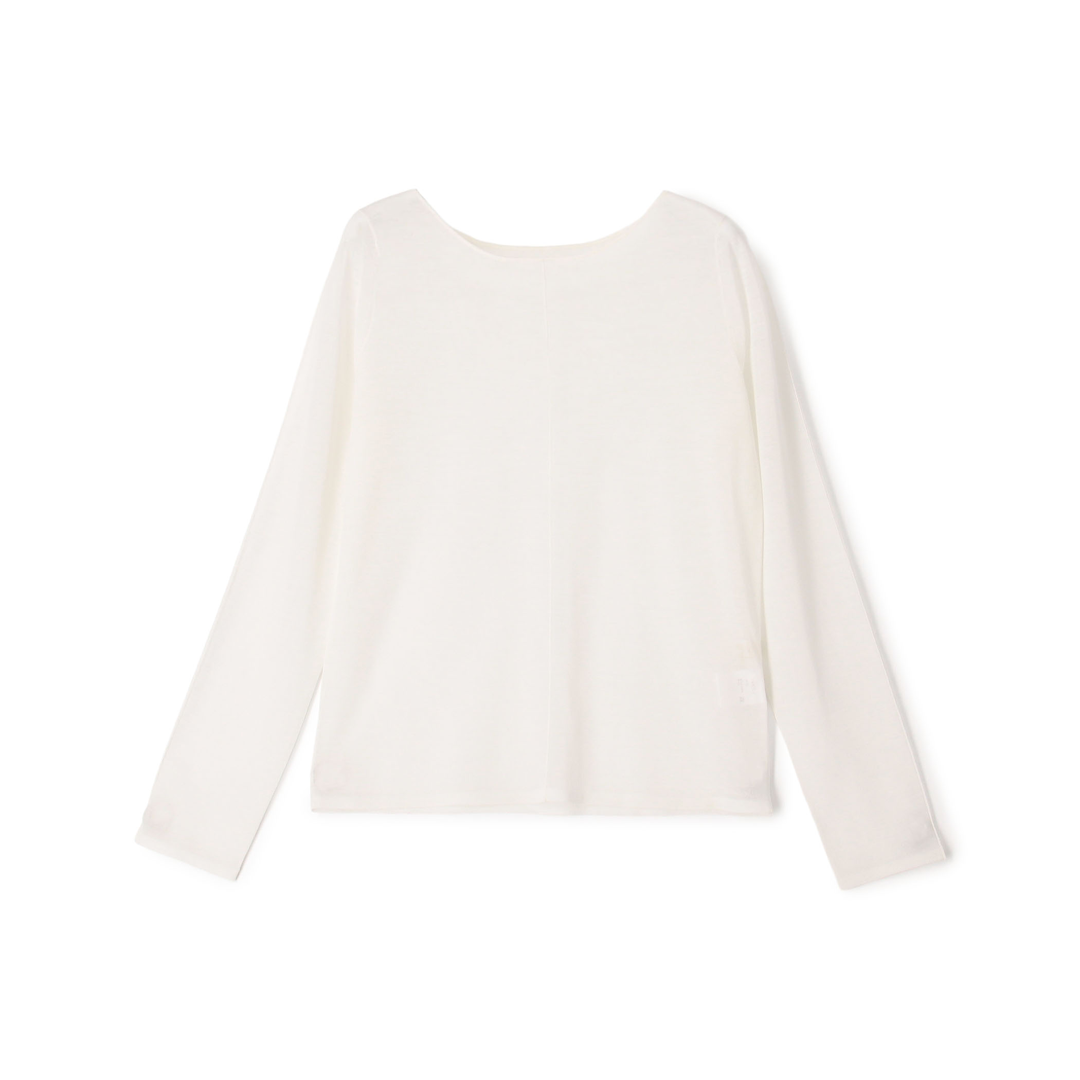 ハイツイストウールポリエステル ラウンドネックプルオーバー