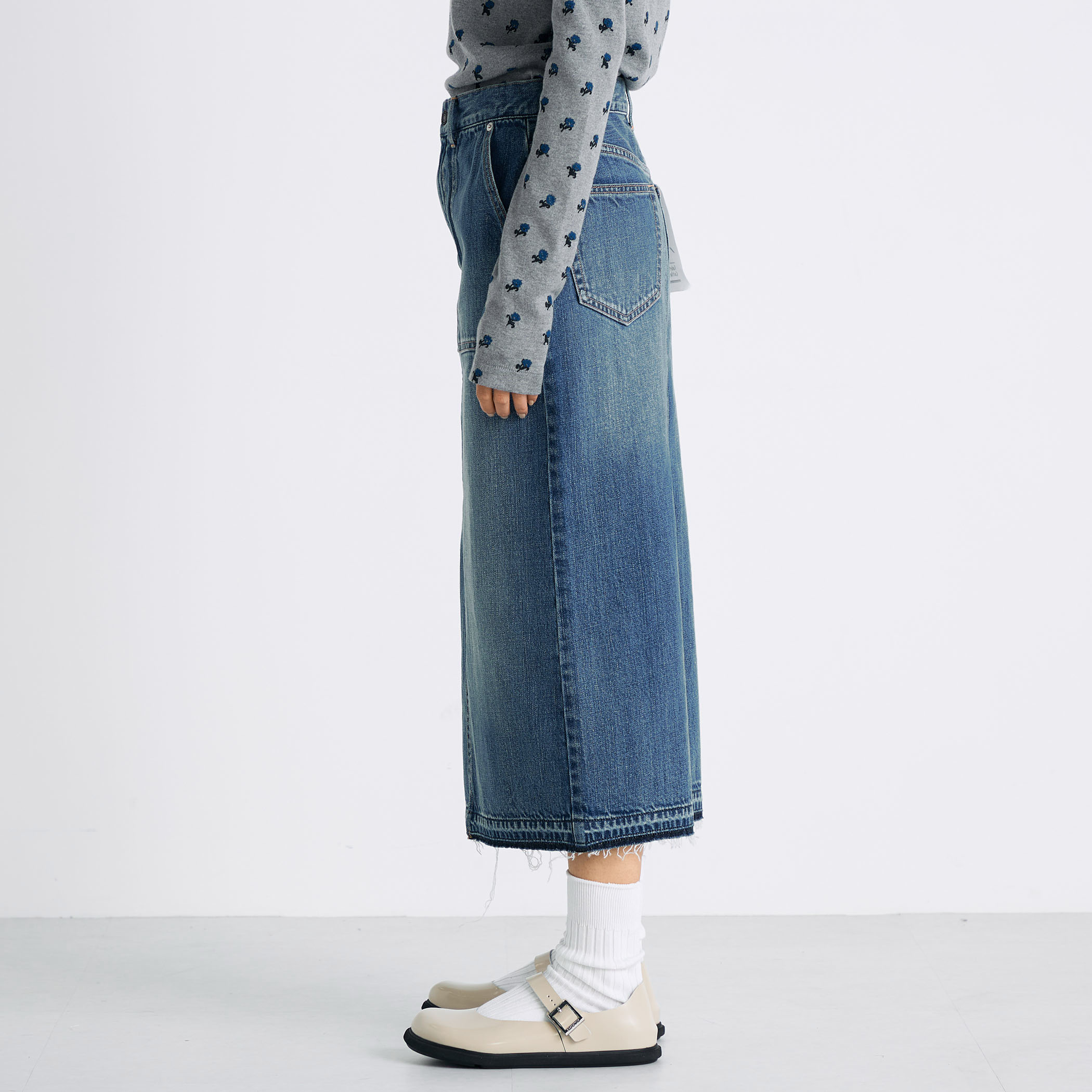 エッセンシャルデニム スカート｜トゥモローランド 公式通販