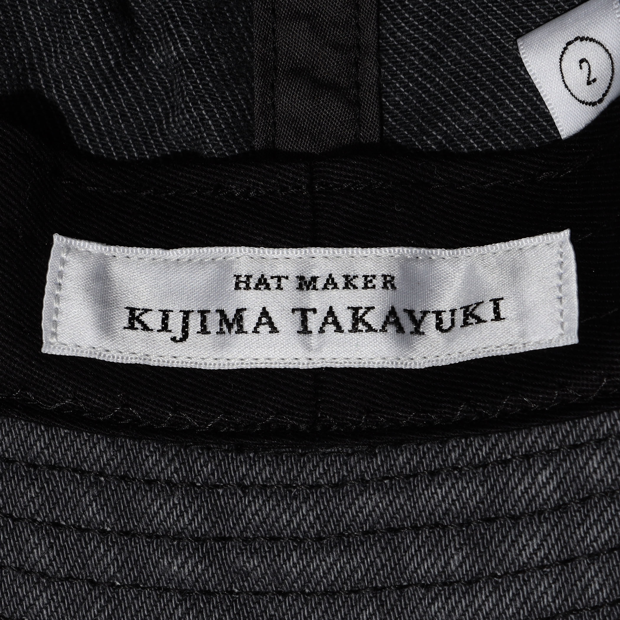 KIJIMA TAKAYUKI SLAB DENIM 6PANEL HAT デニムハット
