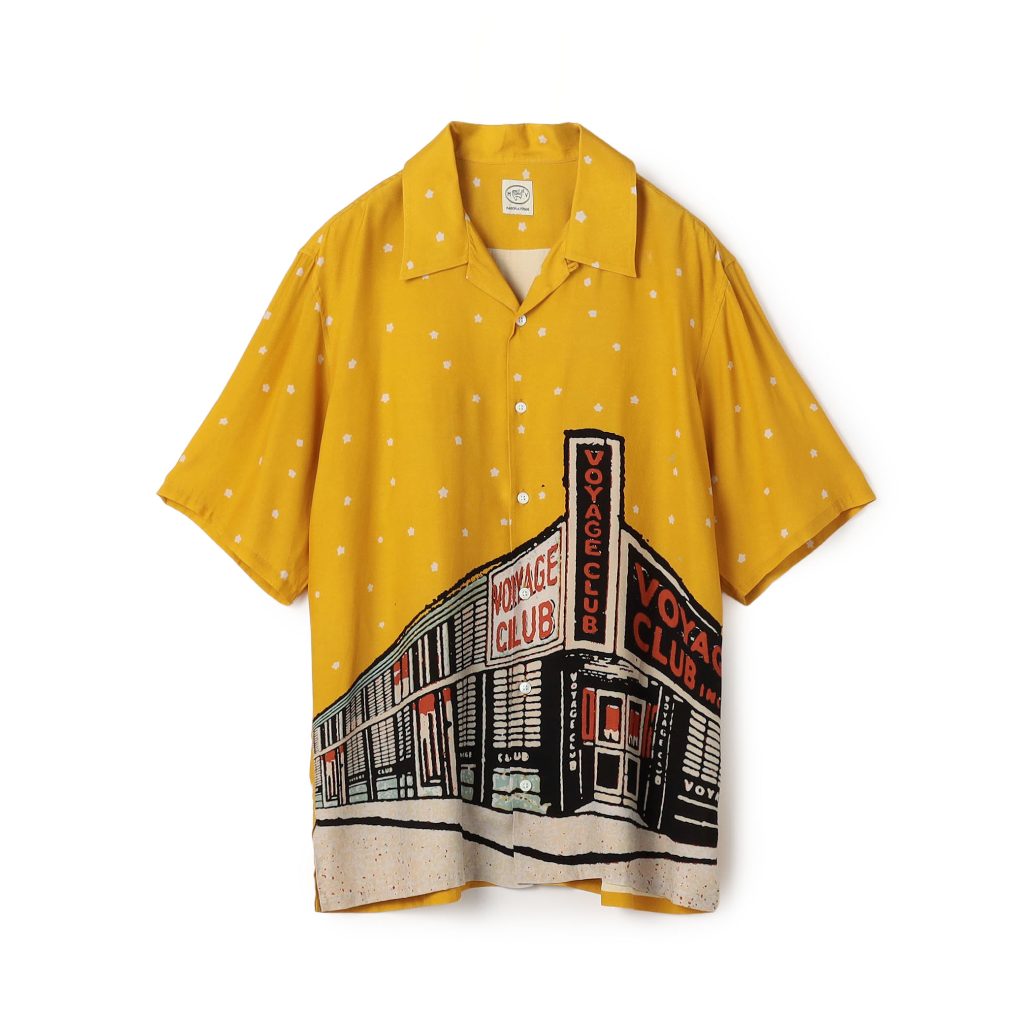 MAISON et VOYAGE レーヨンプリント アロハシャツ