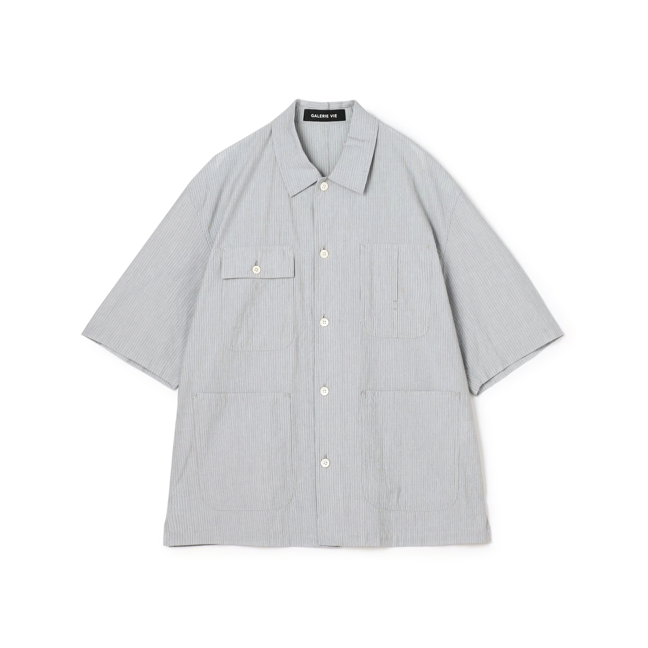 コットン 4ポケットシャツジャケット