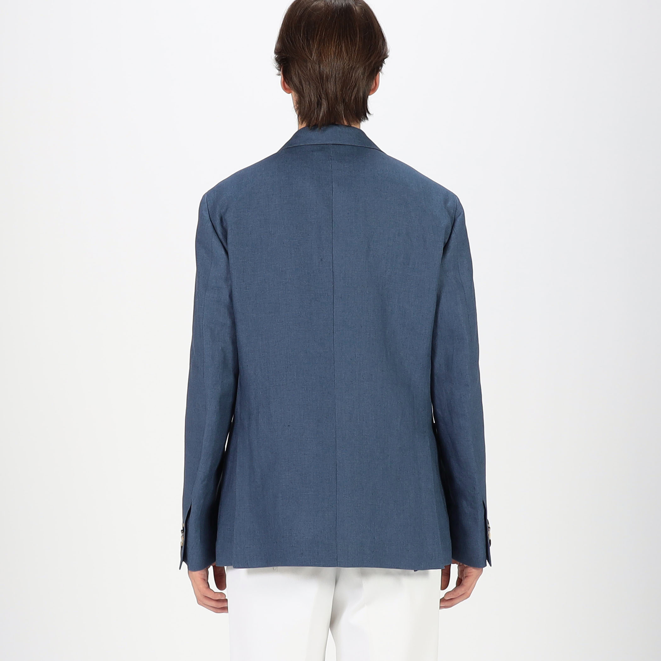 CARUSO BUTTERFLY リネン ダブルブレステッド6Bジャケット