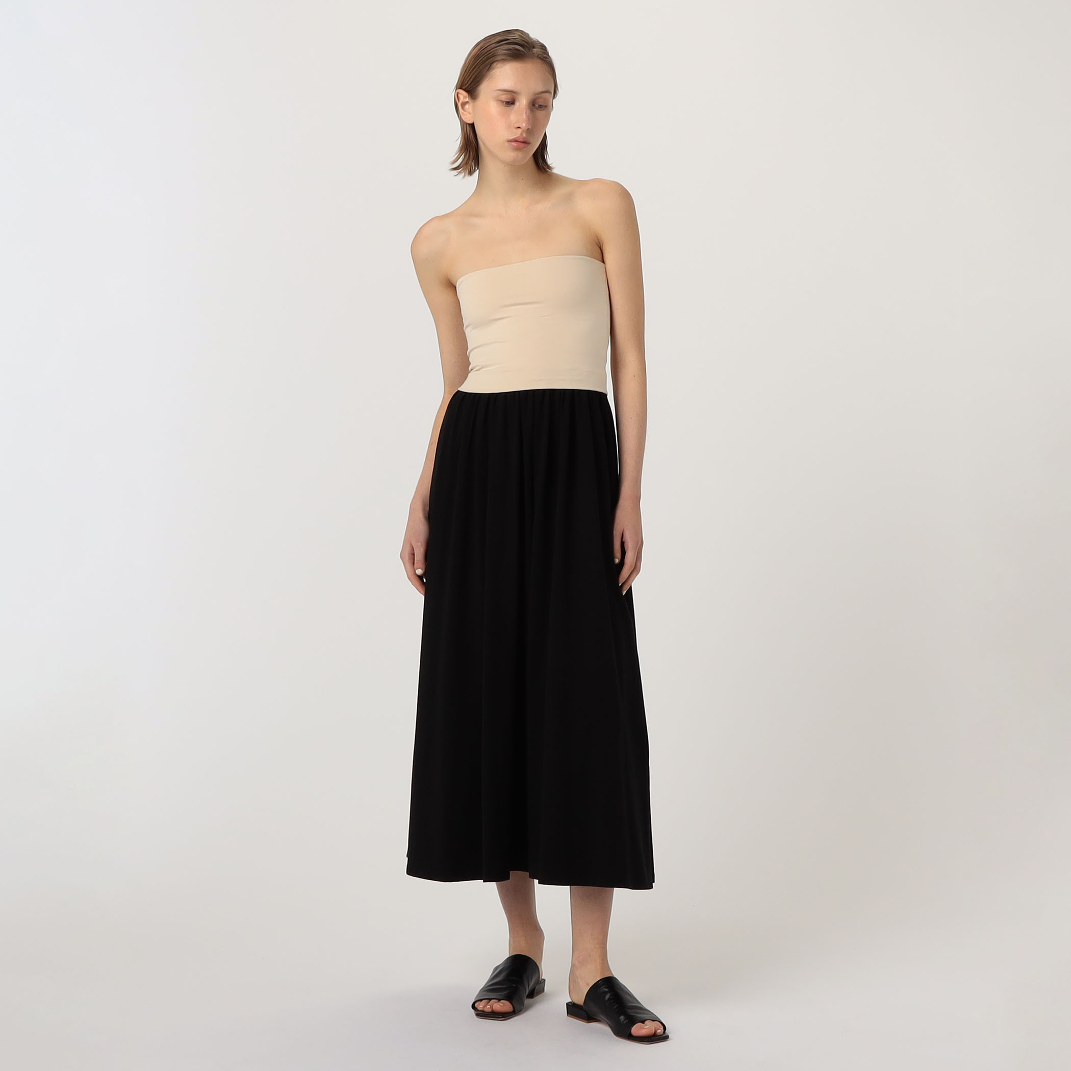 新品 TED BAKER ベアトップ ドレス シルク マキシ ロング アニマル柄 新品 TED BAKER ベアトップ ドレス シルク マキシ ロング