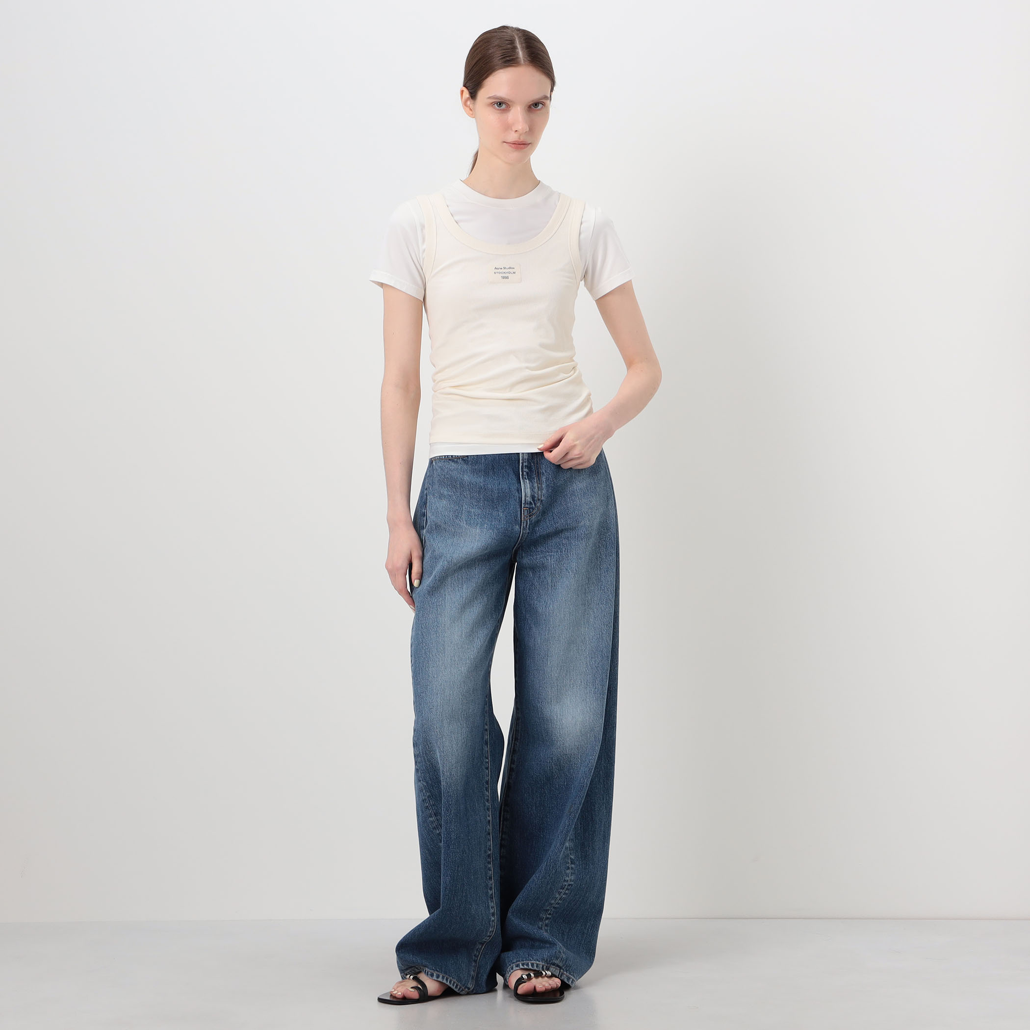 Acne Studios×TOMORROWLAND フレンチスリーブプルオーバー スーピマコットンジャージー フレンチスリーブプルオーバー