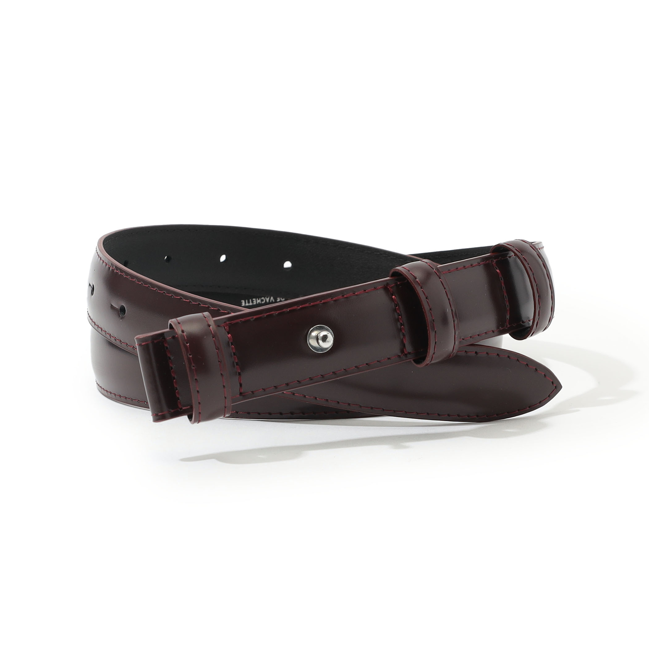 【別注】MAISON BOINET box narrow leather belt