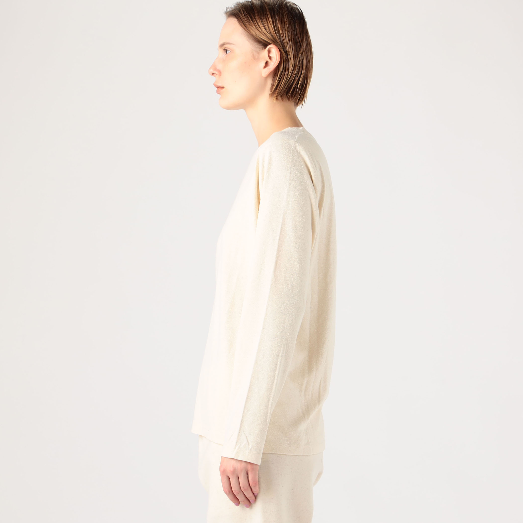 BASERANGE SILK LONG SLEEVE TOP｜トゥモローランド 公式通販