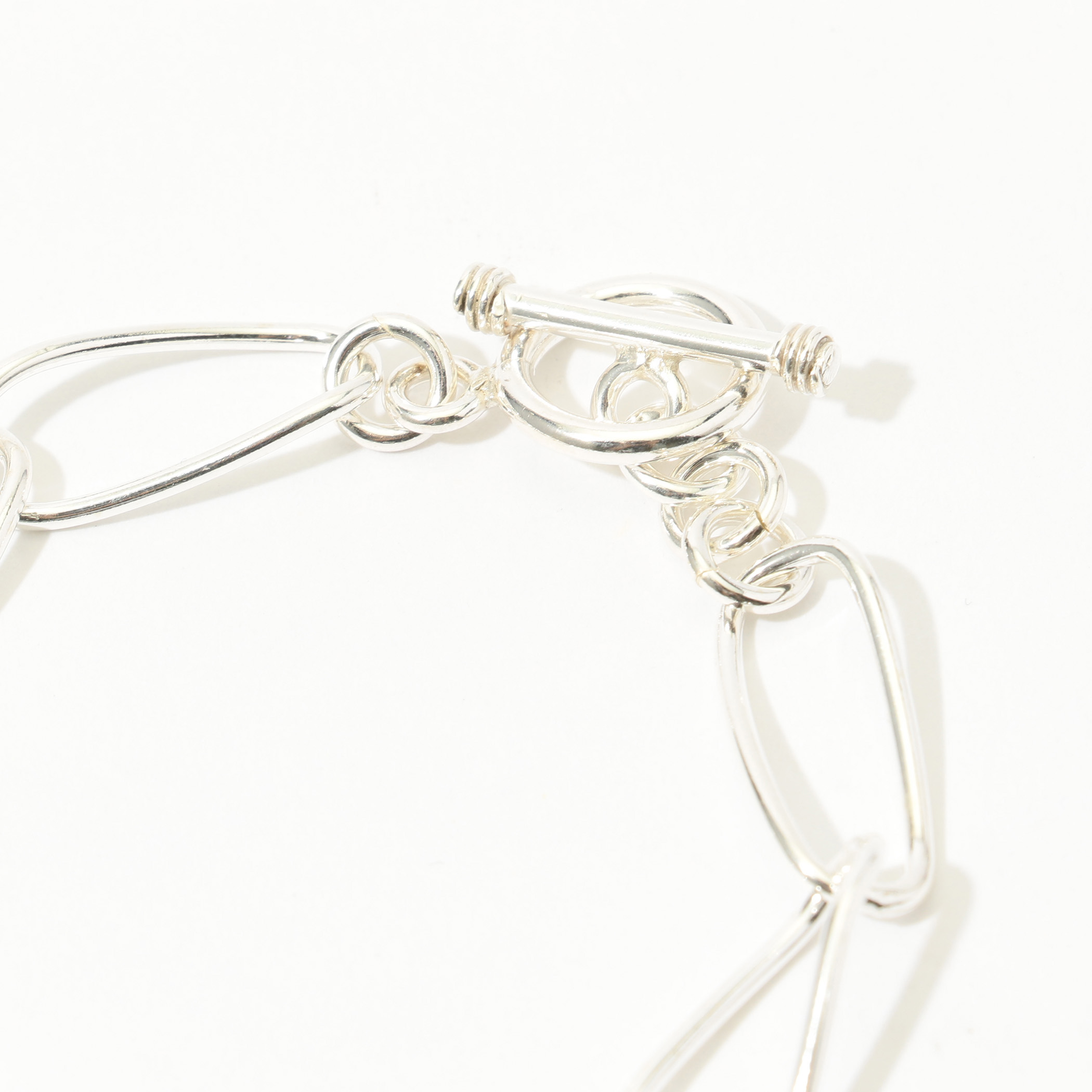 Nina&Jules Oval Chain シルバーブレスレット｜トゥモローランド