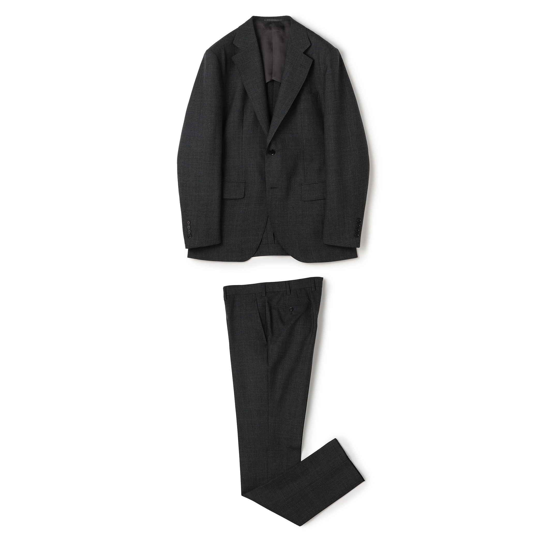 ウール シングルブレステッド 2Bスーツ BRITISH TEX DORMEUIL