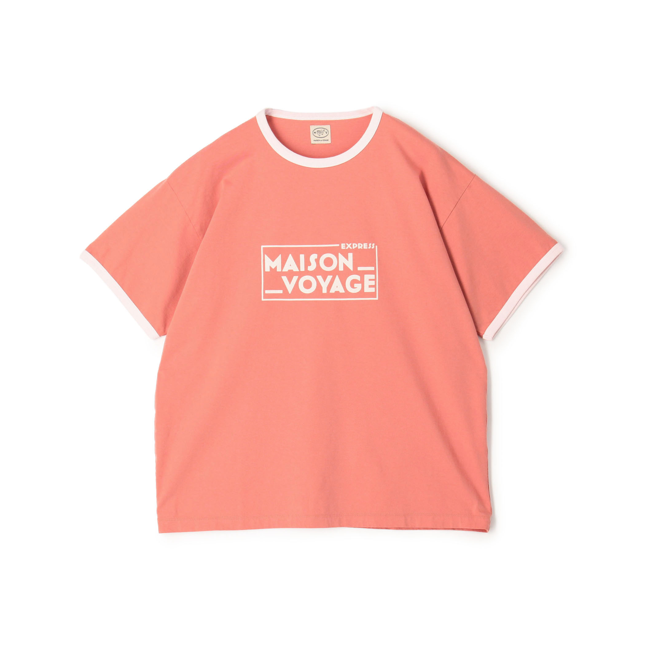 MAISON et VOYAGE コットン プリントTシャツ