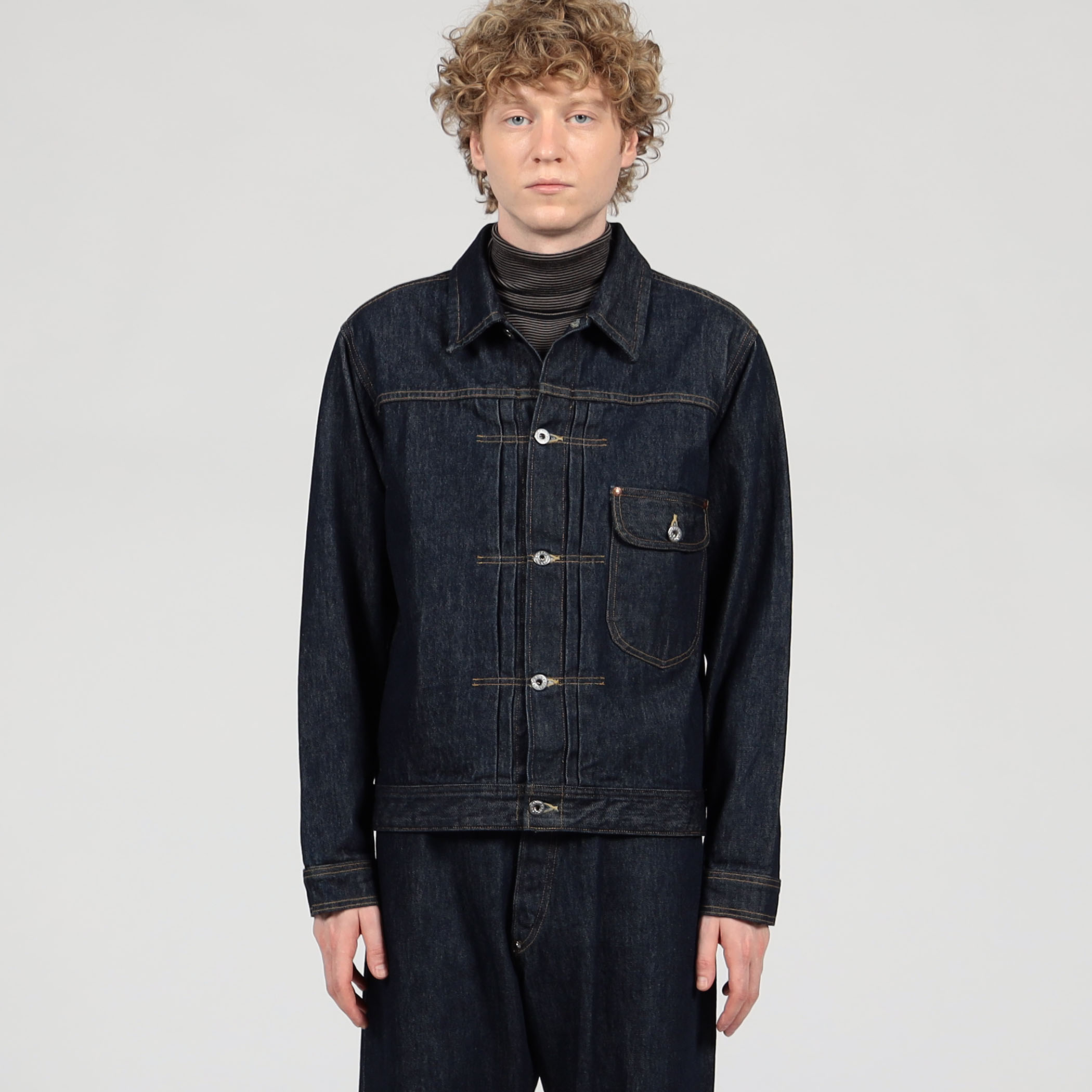 よ*ん様 美品 TAGLIATORE Brilla デニム ジャケット インディ 別注】Lee COWBOY JACKET コットンインディゴ デニムジャケット