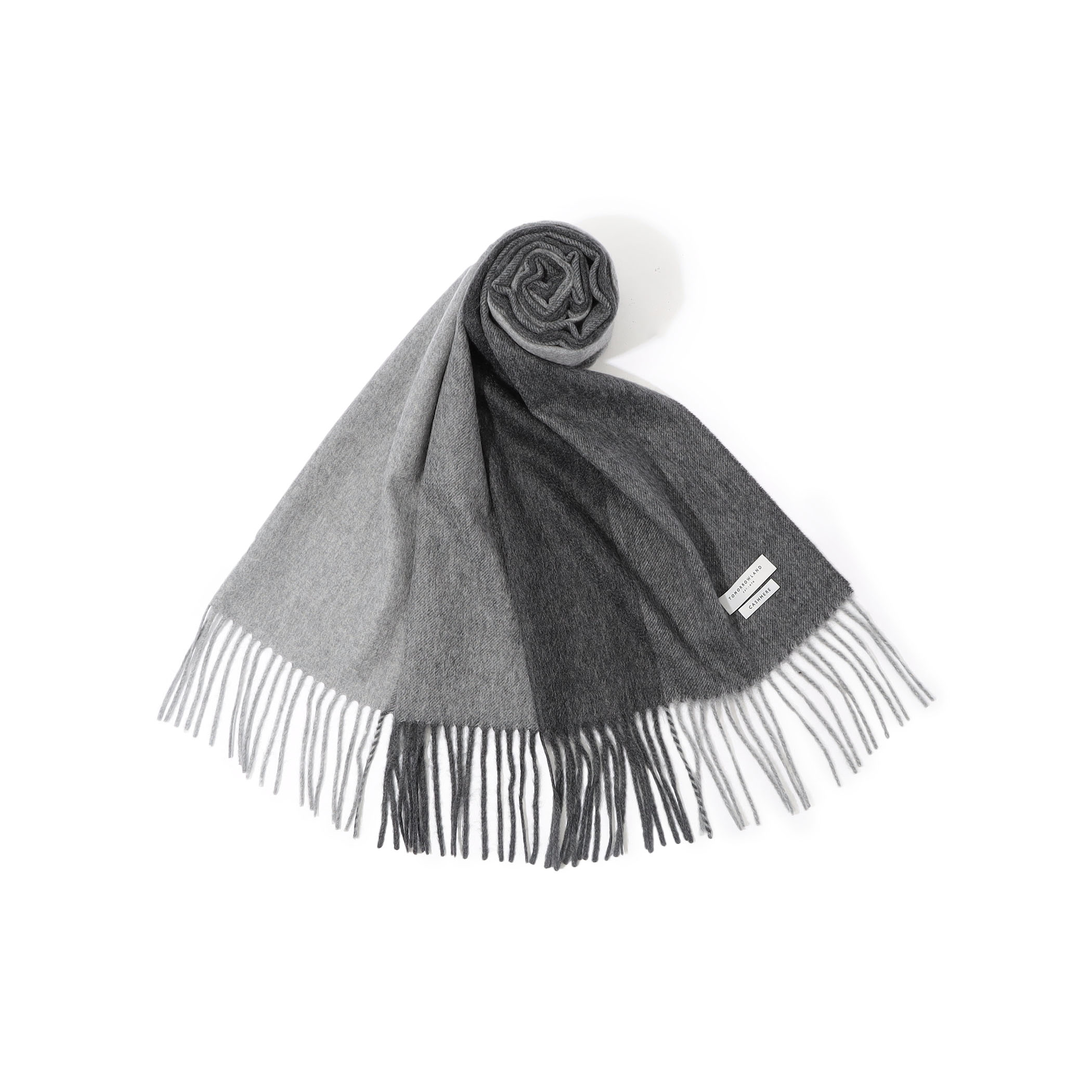 TOMORROWLAND カシミヤ パネルチェックマフラー｜トゥモローランド