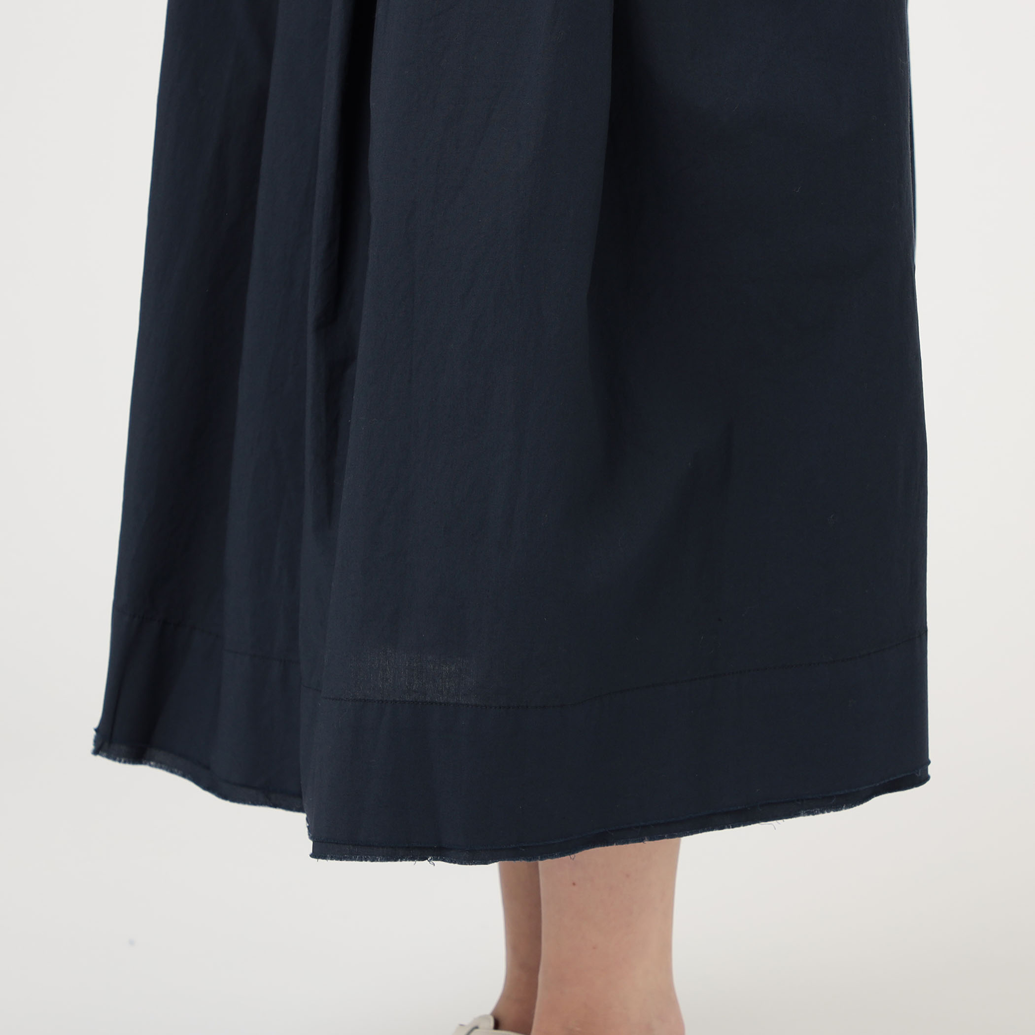 KristenseN DU NORD コットンストレッチ ギャザースカート