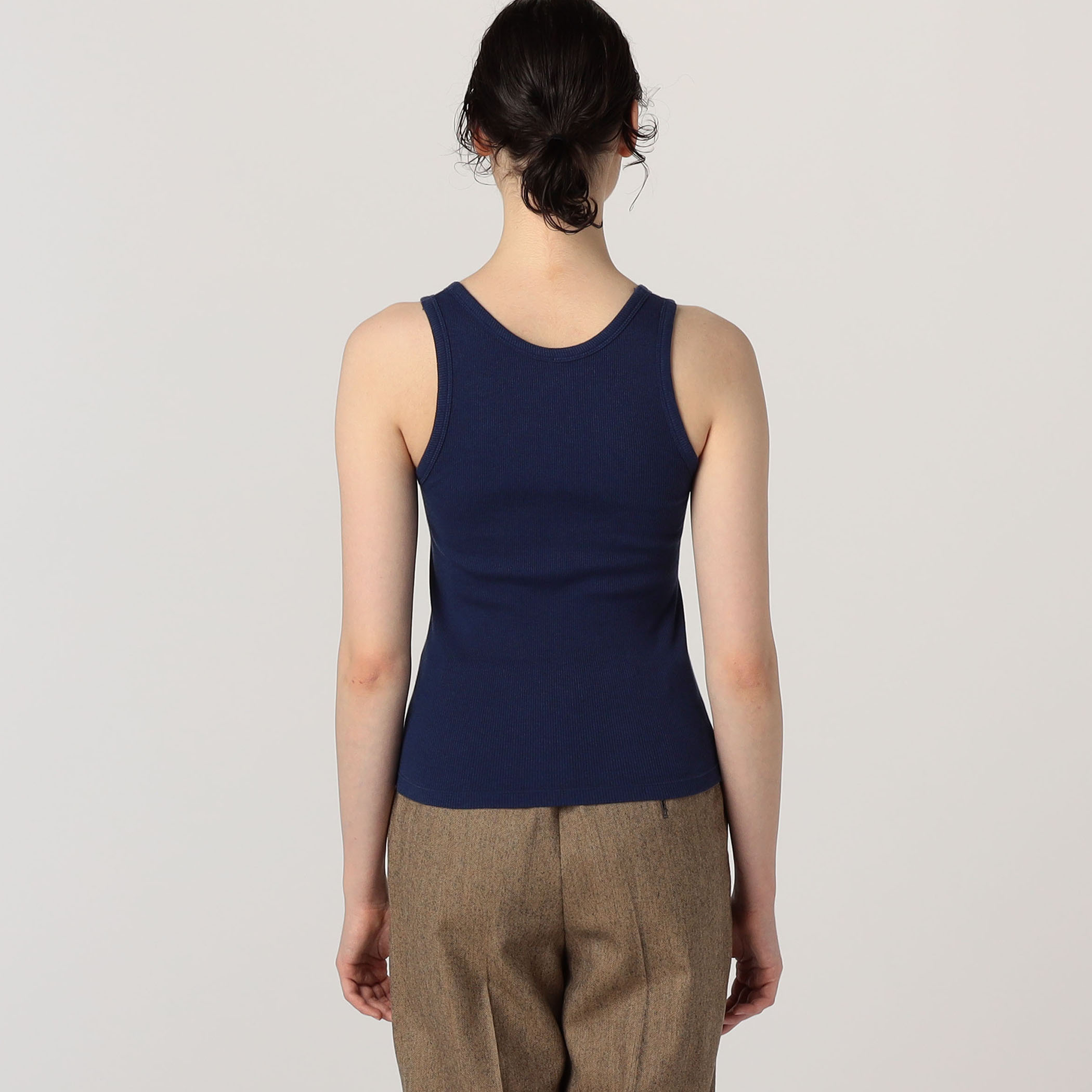 babaco タンクトップ babaco | ツイストコットン ルーズ タンクトップ WOMEN