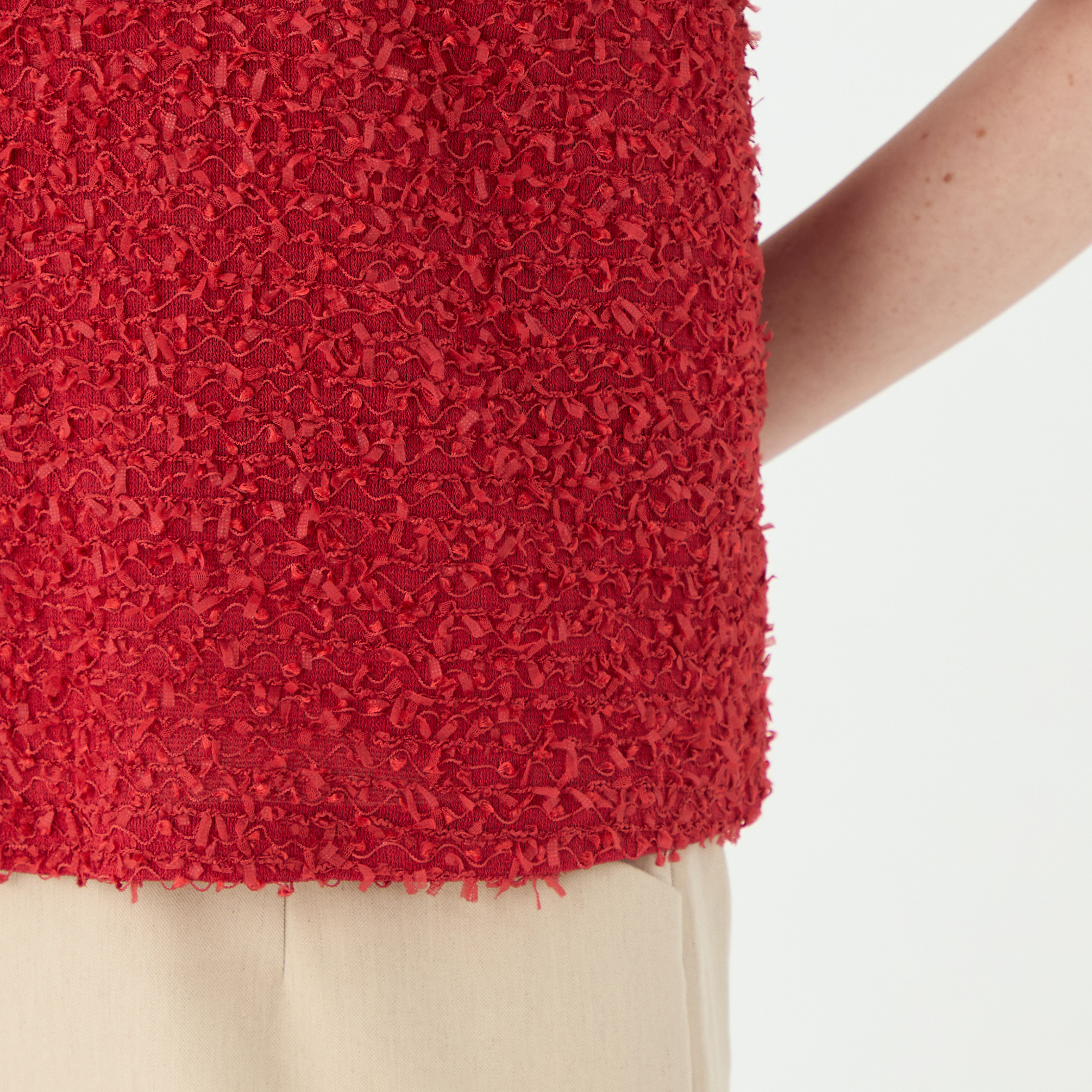 トゥモローランド　Ballsey ツイード　ブラウス ファンシーヤーンツイード ショートTブラウス｜トゥモローランド