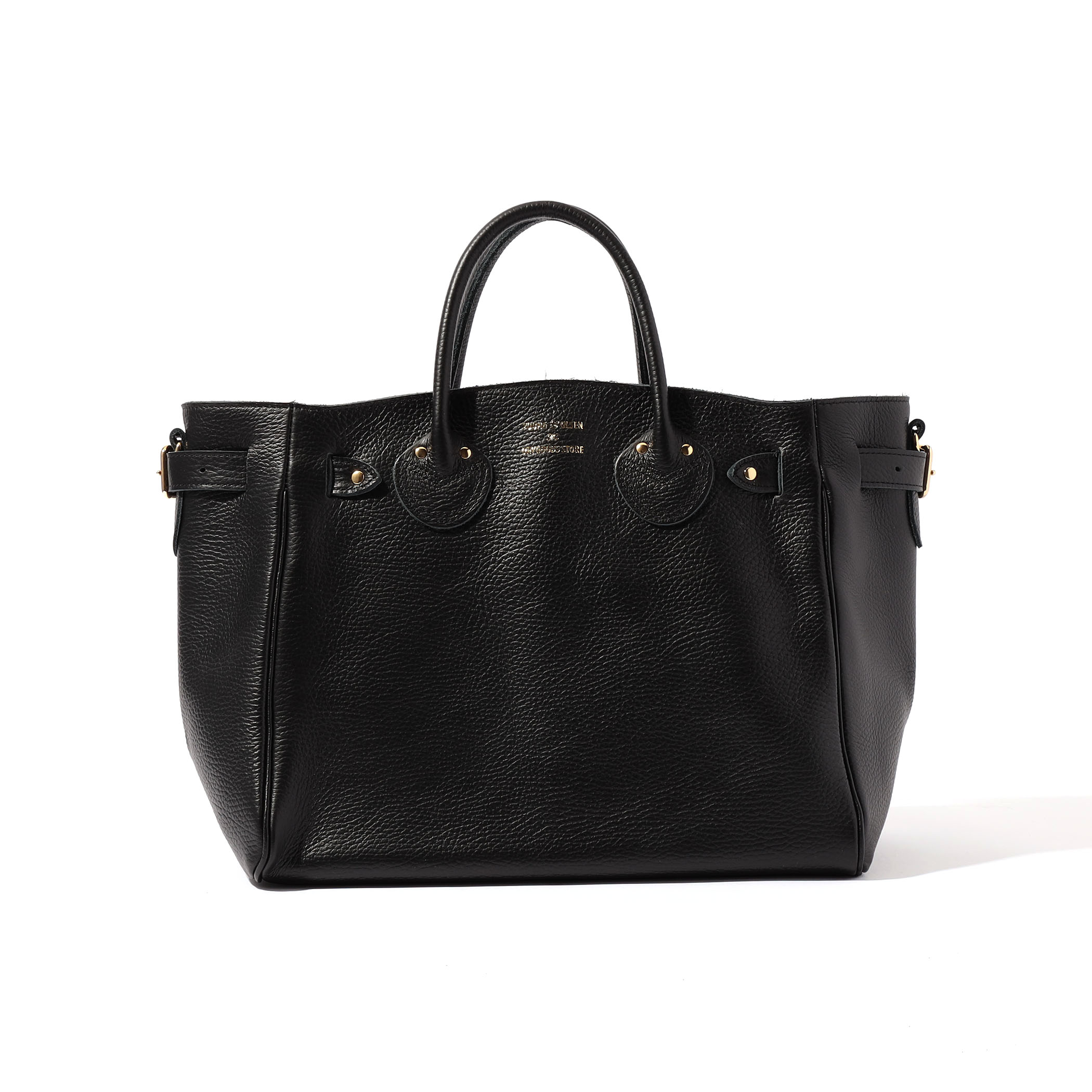 YOUNG & OLSEN EMBOSSED LEATHER BELTED バッグ