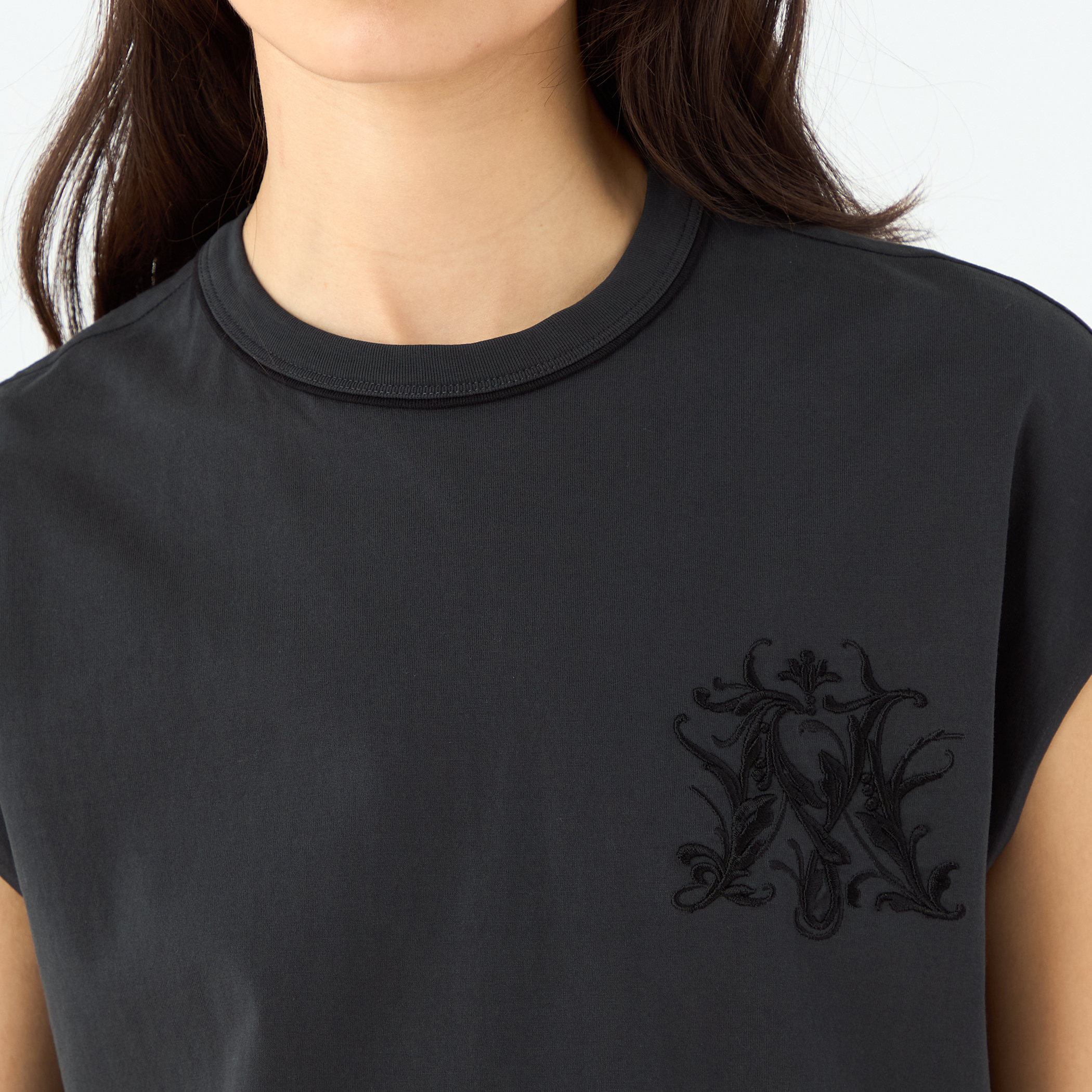 tシャツ コットンジャージー エンブレムTシャツ レディース TOMORROWLAND｜コットンジャージー エンブレムTシャツ | Rakuten