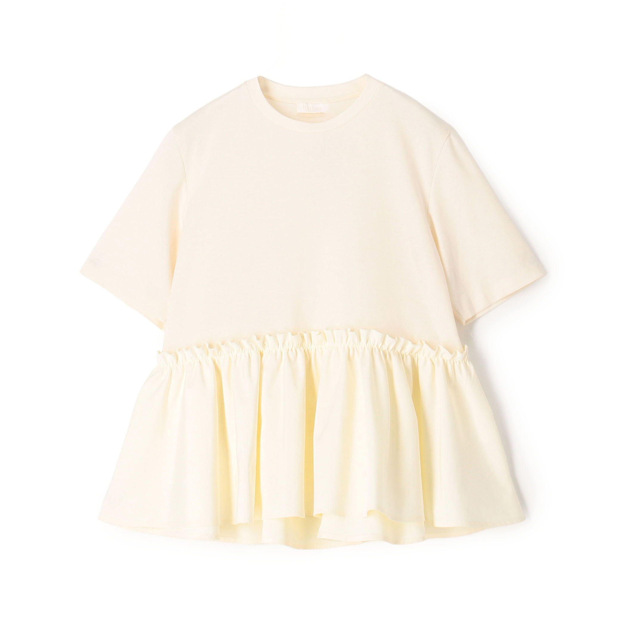 【WEB限定】ジャージーコンビ ペプラムプルオーバー