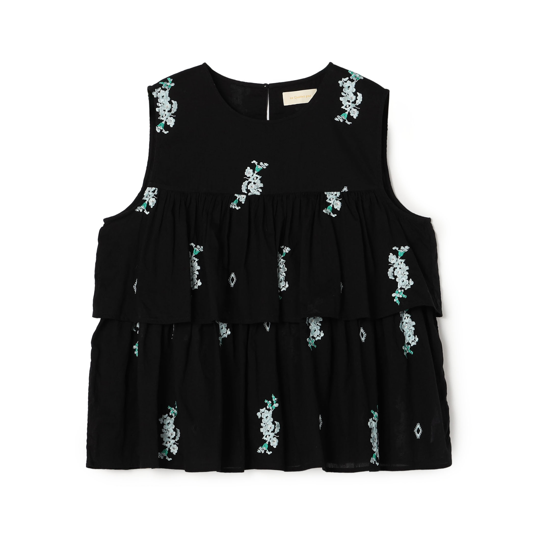 ne Quittez pas Cotton Voile Jasmine ブラウス