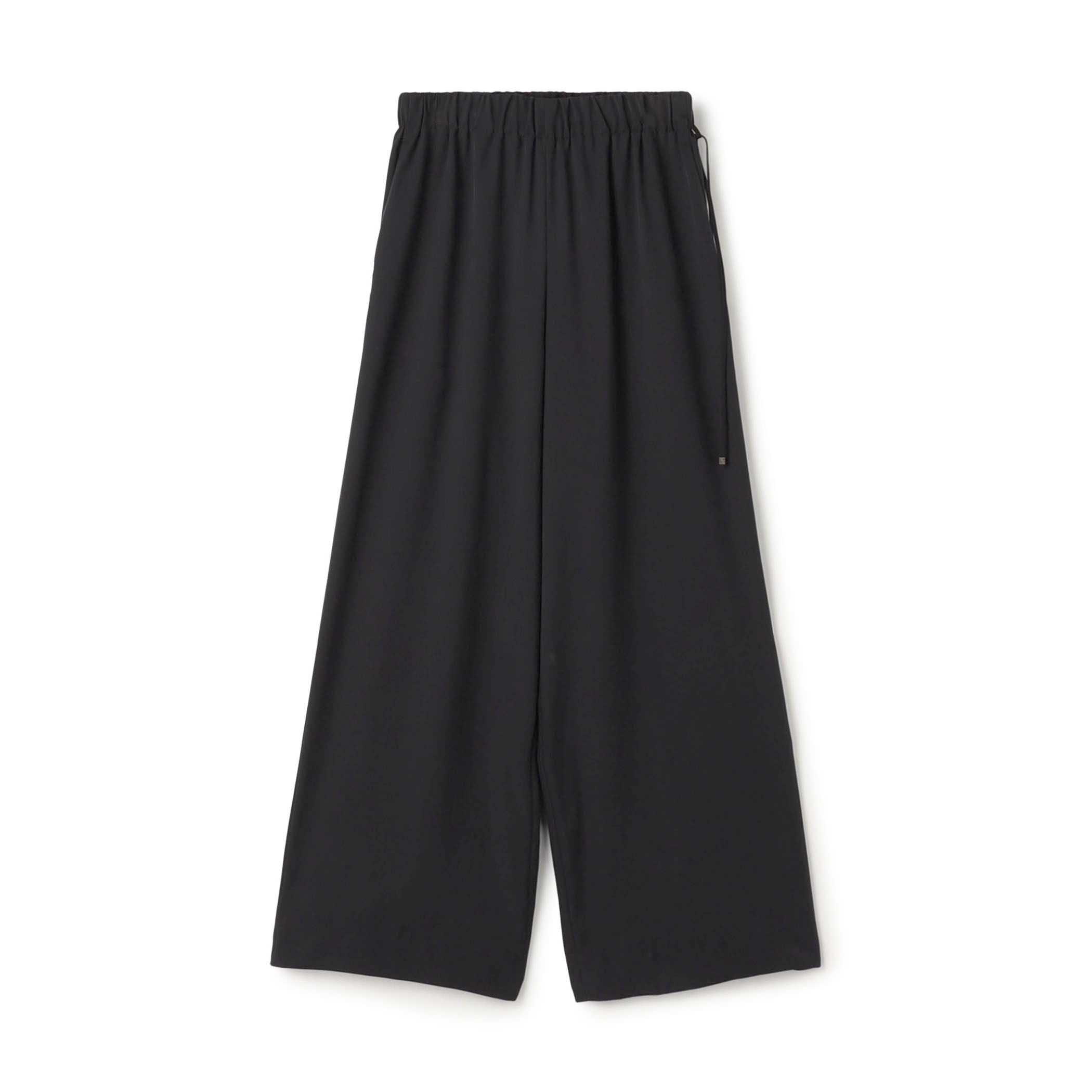 ピーチストレッチツイル タックワイドパンツ