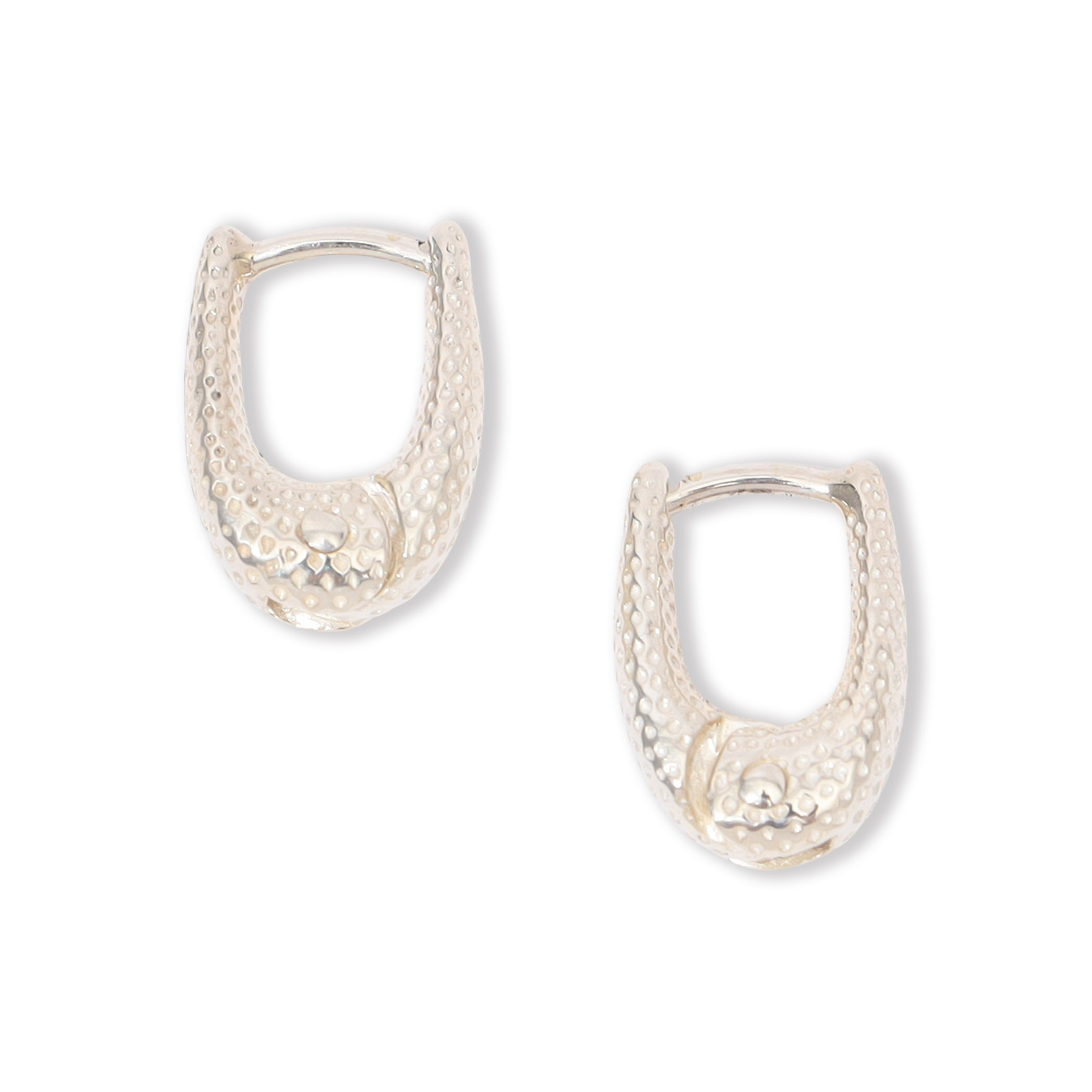 R.ALAGAN TINY DOT THIN HOOPS ピアス