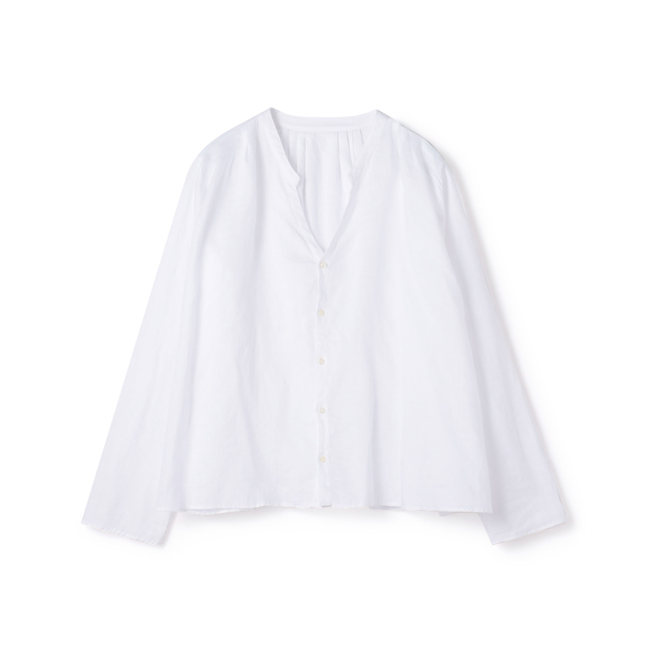 日本全国送料無料商品 | 特集 | リネン Vネックタックシャツ｜トゥモローランド 公式通販 シャツ/ブラウス(長袖/七分)