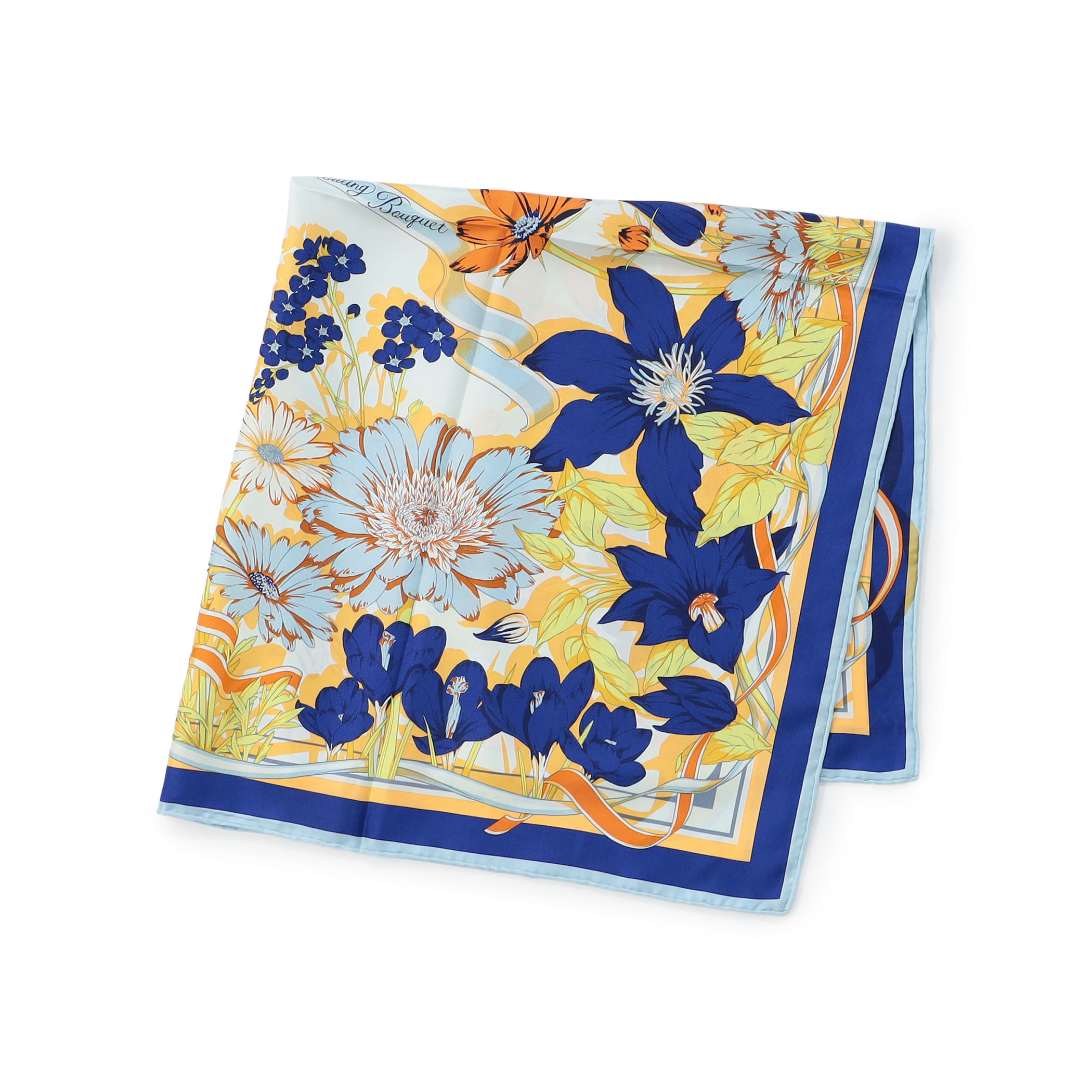 manipuri FLOWER シルクスカーフ