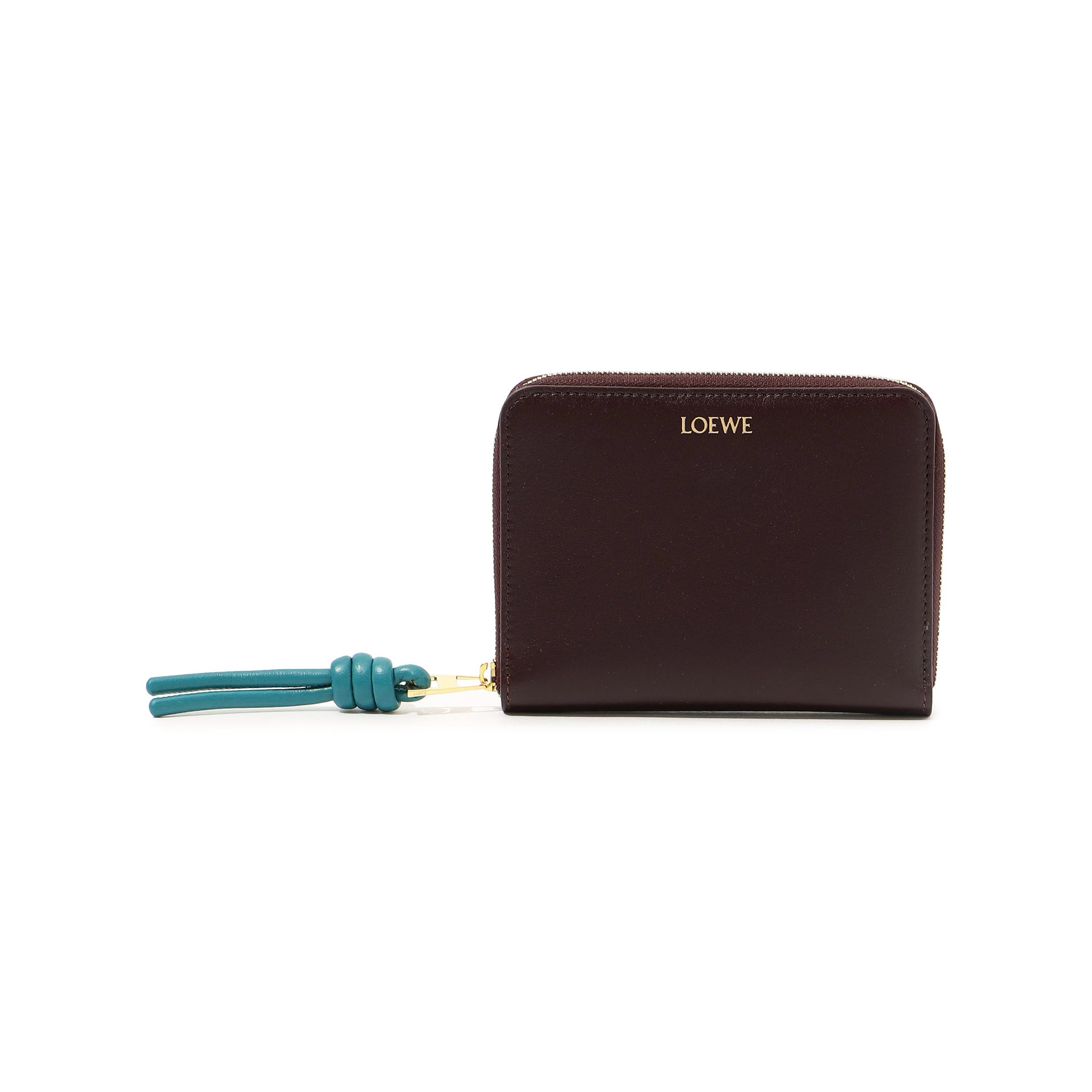 LOEWE ノットコンパクトジップウォレット