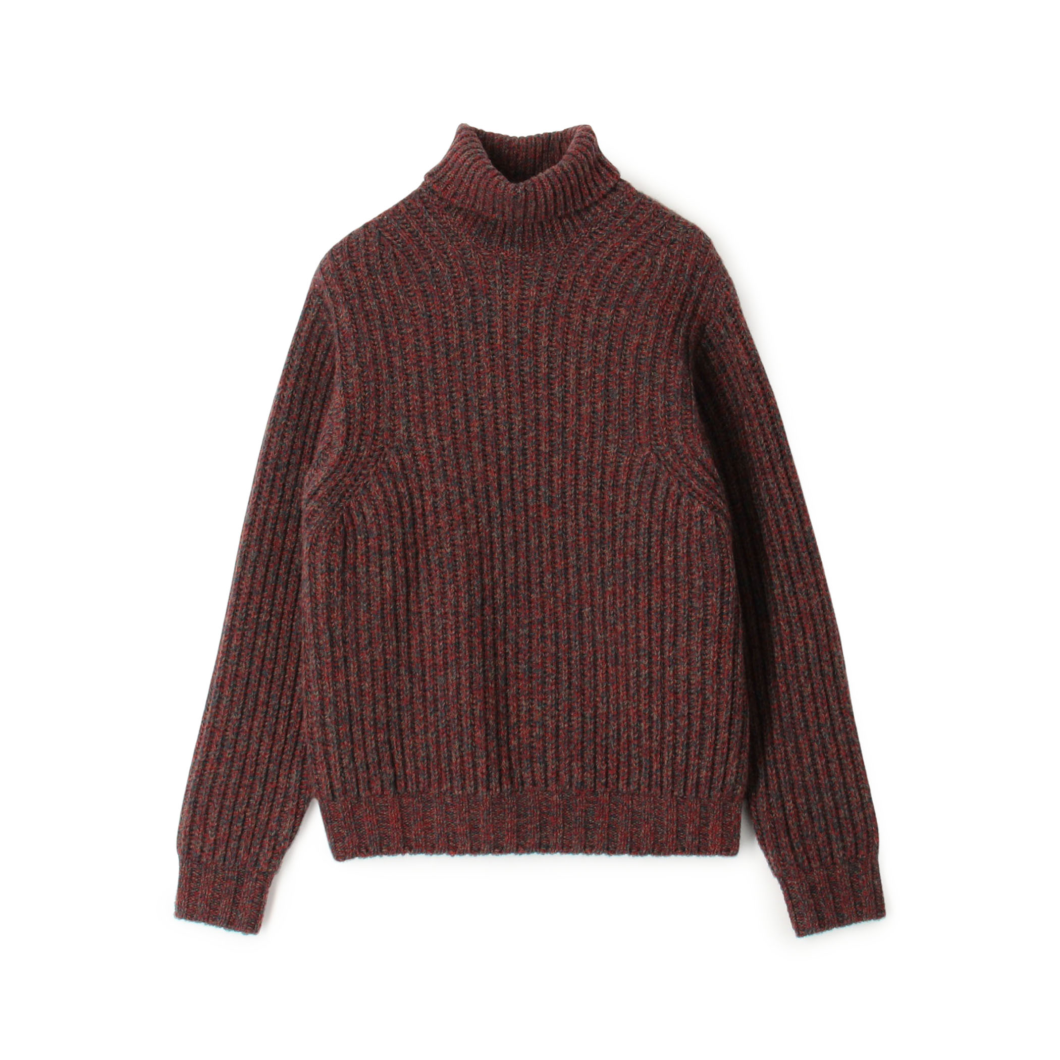 TOMORROWLAND Tricot ウールカシミヤ メランジニット タートルネックプルオーバー