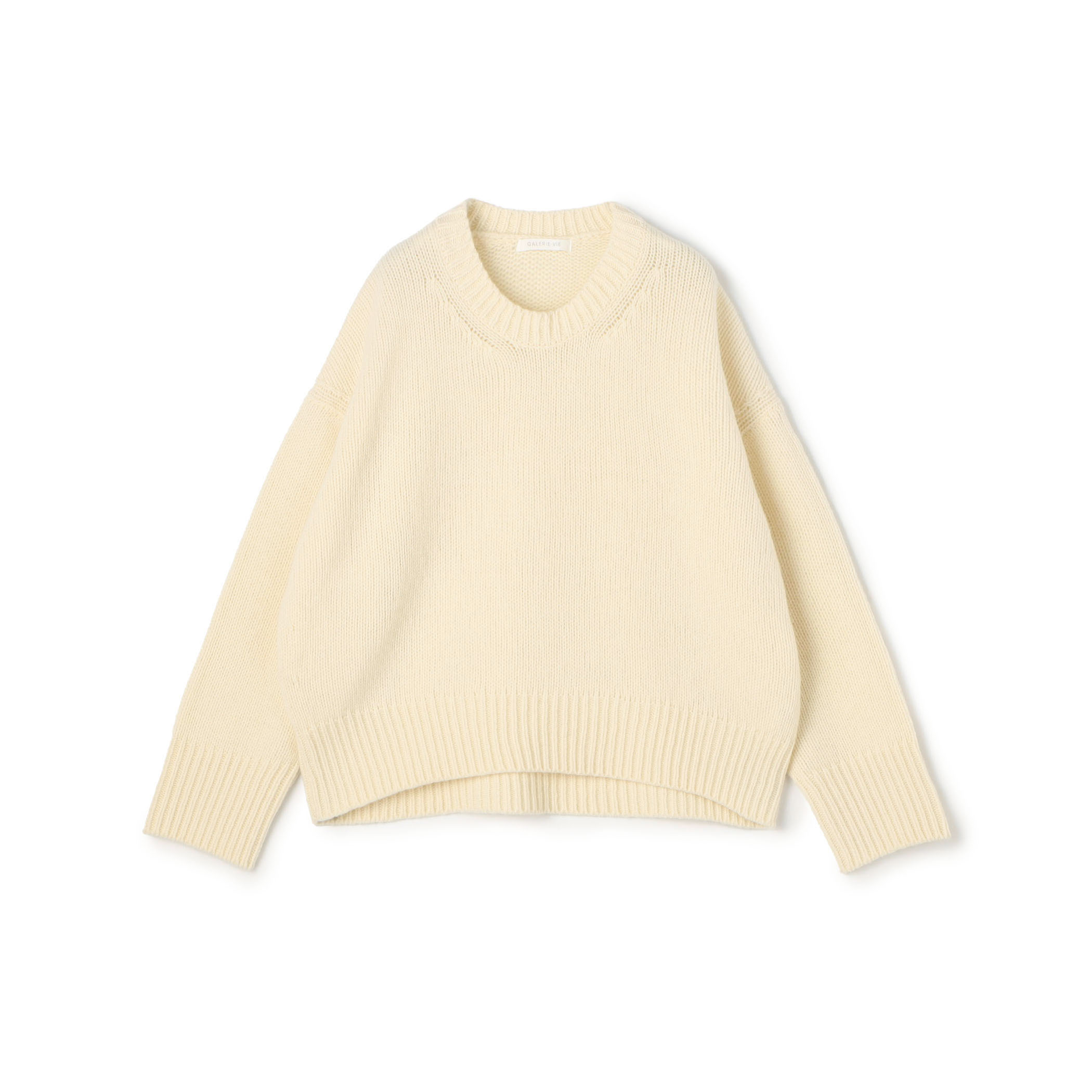 【WEB先行予約】ファインウール クルーネックプルオーバー