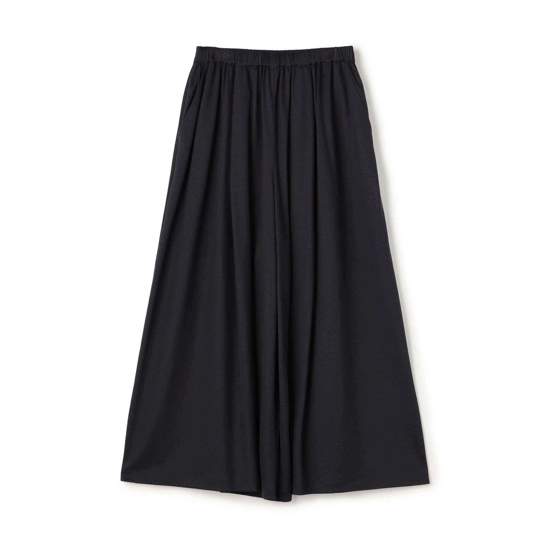 【WEB先行予約】シルキーコンパクトジャージー イージーワイドパンツ