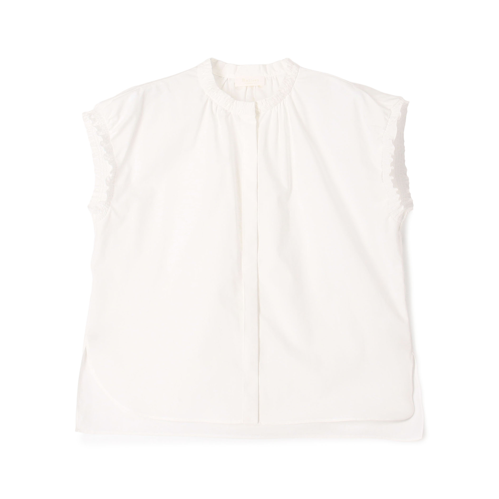 プロセスドコットン シャーリングブラウス