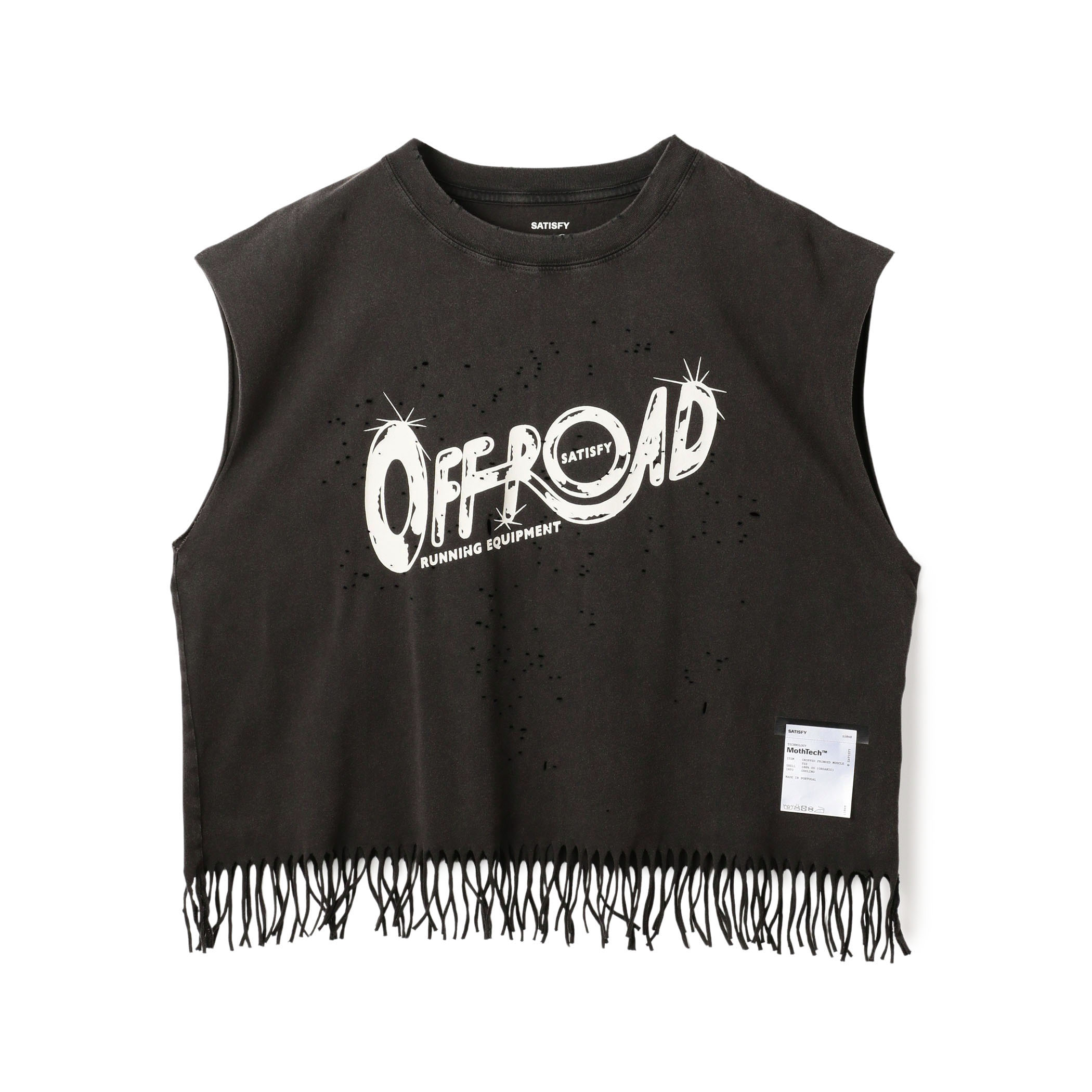 SATISFY MothTech Fringed T-Shirt