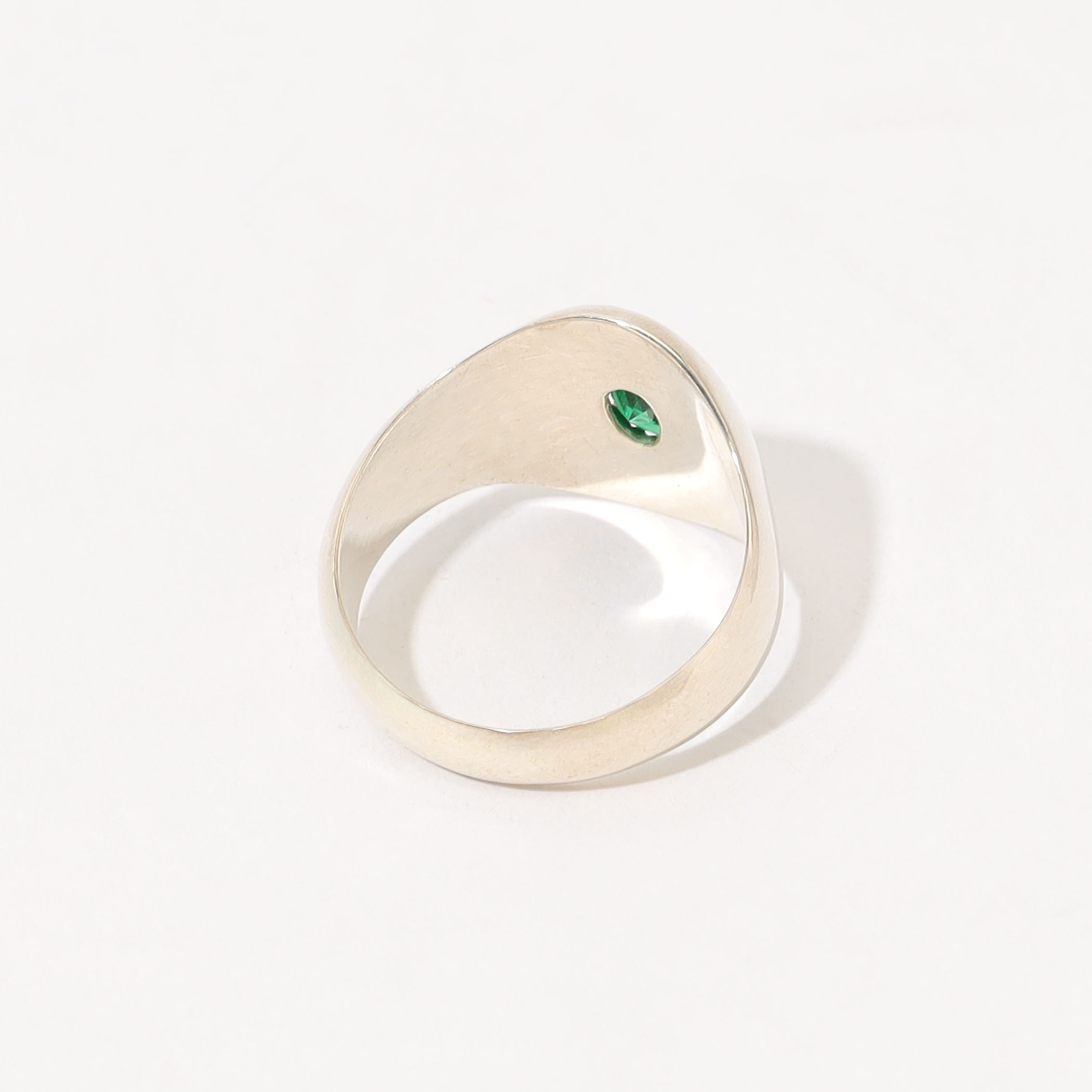 WOUTERS & HENDRIX グリーンストーンリング WOUTERS&HENDRIX Engraved signet リング｜トゥモローランド