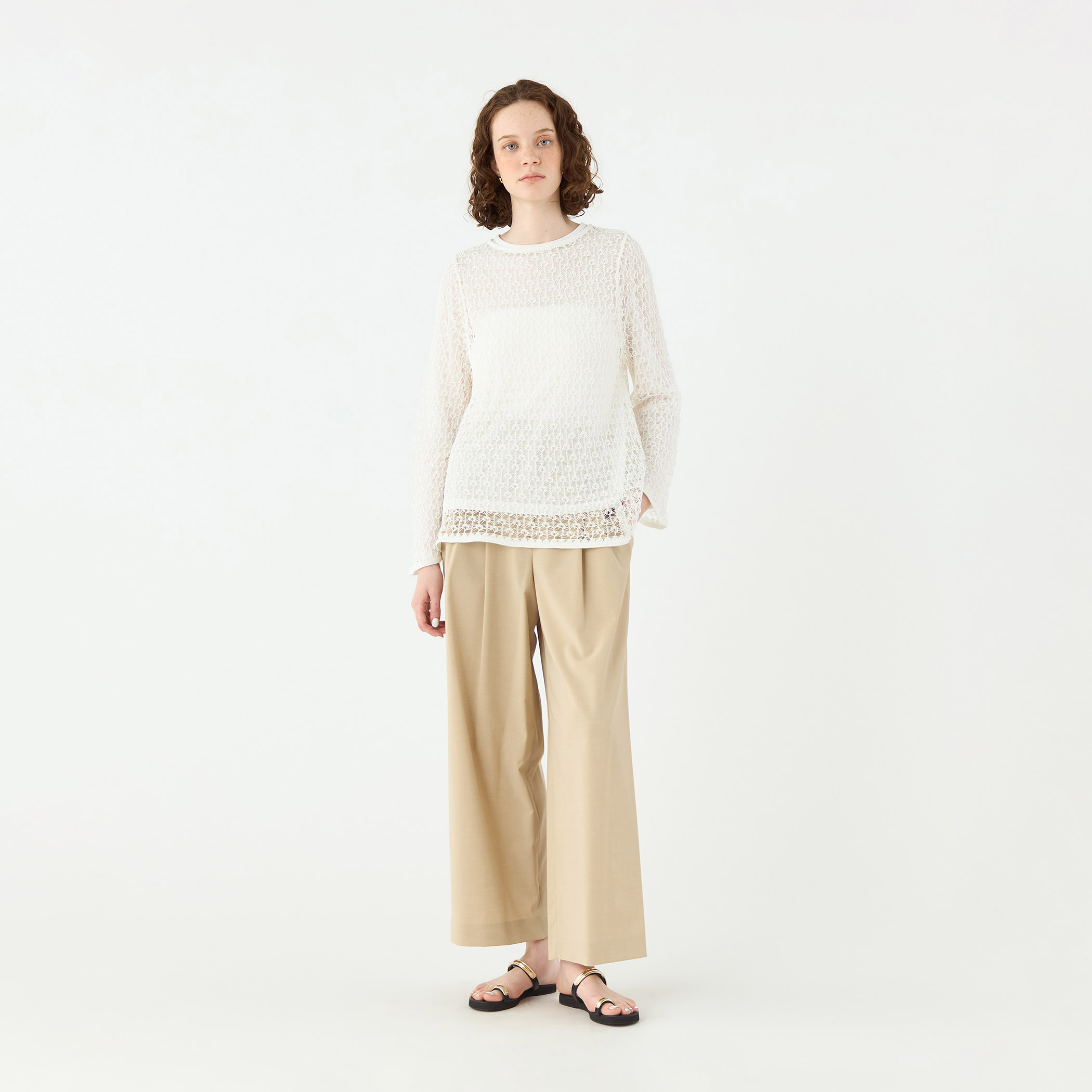 コットンナイロンコイル Aラインプルオーバー｜トゥモローランド 公式通販