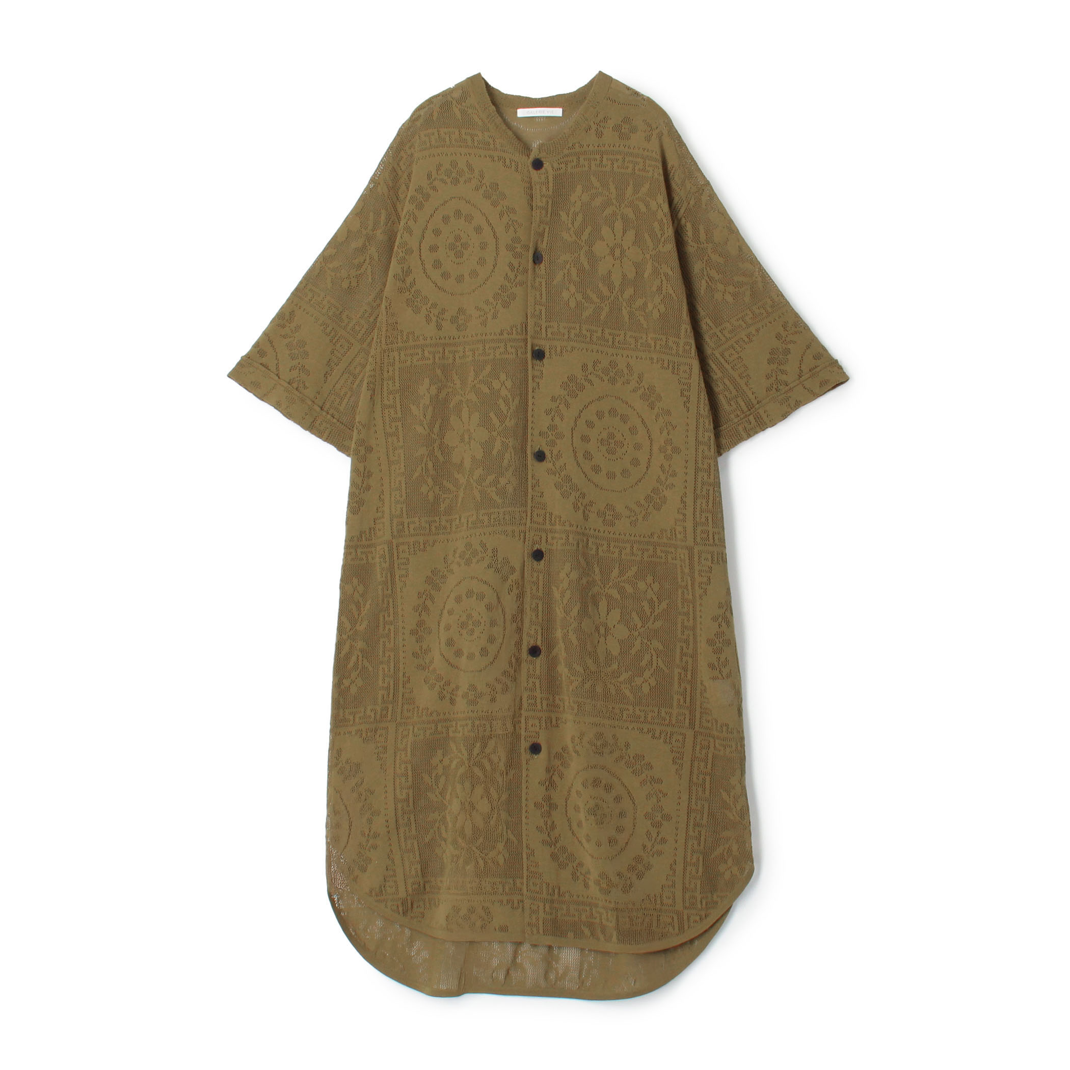 ■メッシュワーク ロングカーディガン