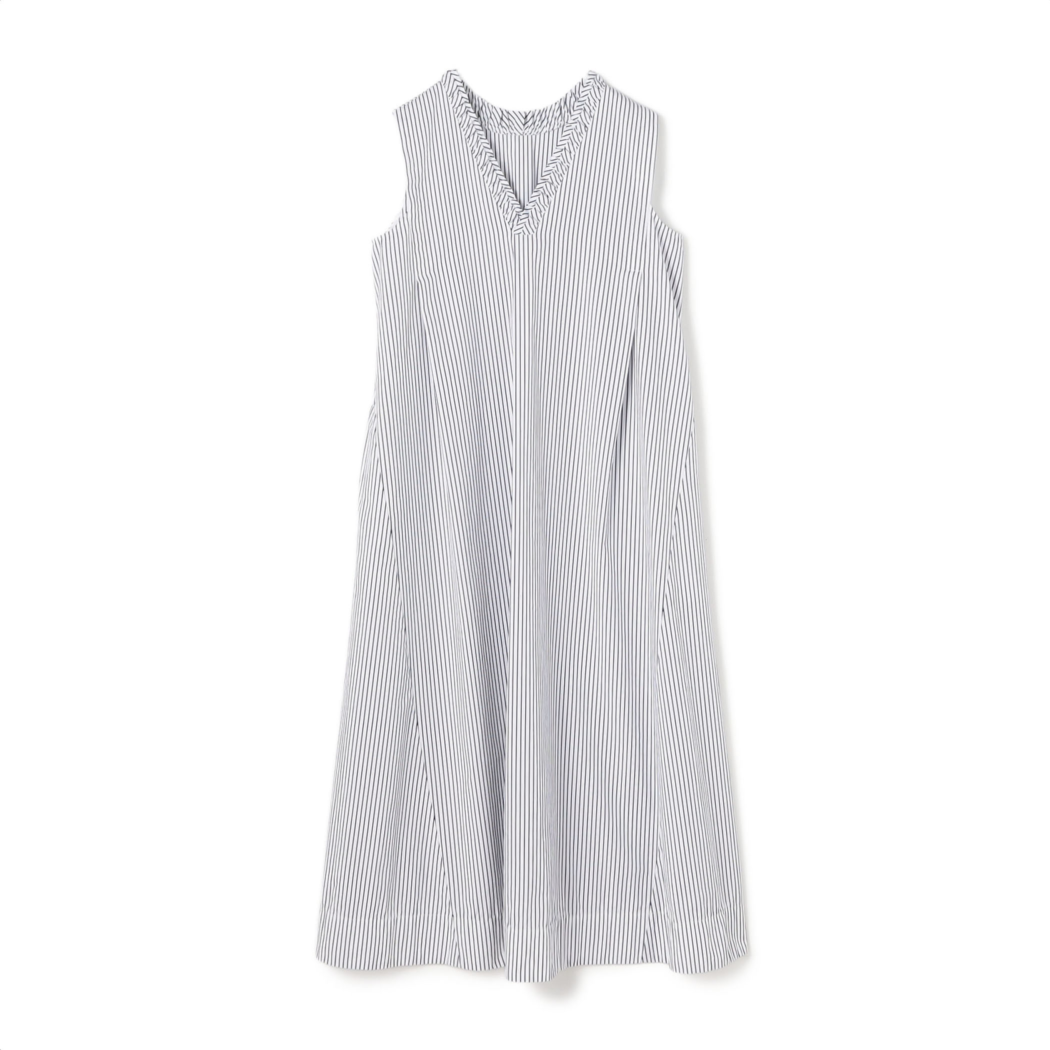 【WEB先行予約】コットンタイプライター ノースリーブマキシワンピース