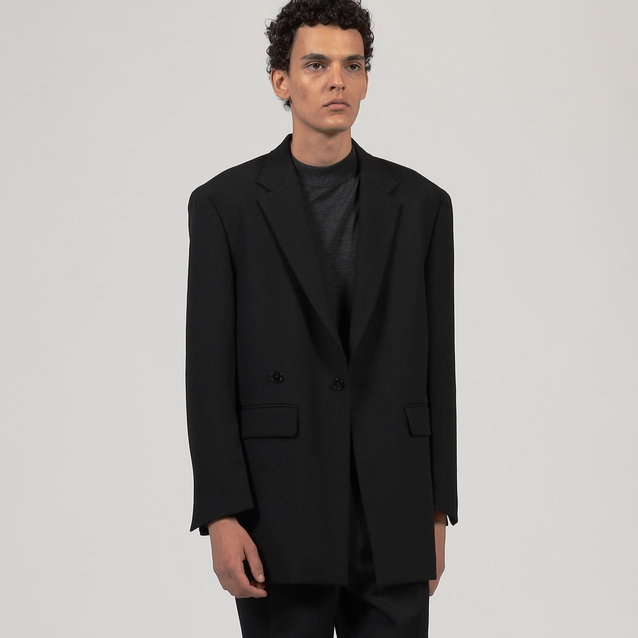 08circus Dry wool twill テーラードジャケット
