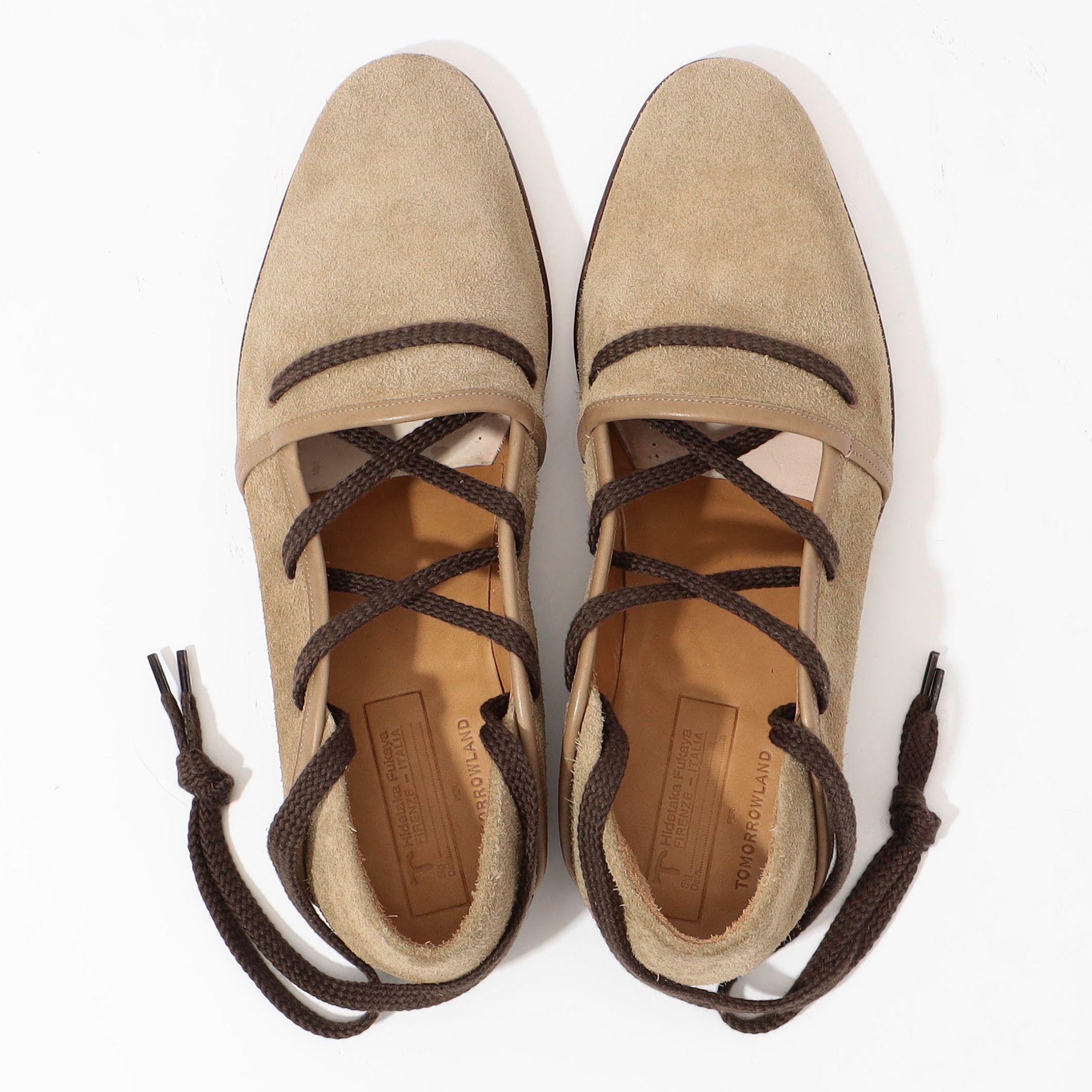 別注】Hidetaka Fukaya per TOMORROWLAND スエード エスパドリーユ