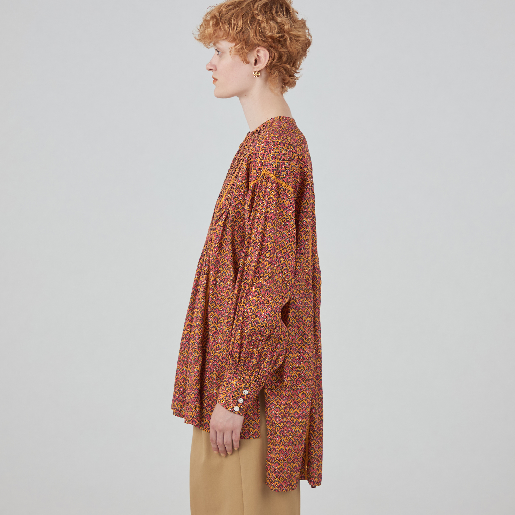 コットンプリント チュニックブラウス｜トゥモローランド 公式通販