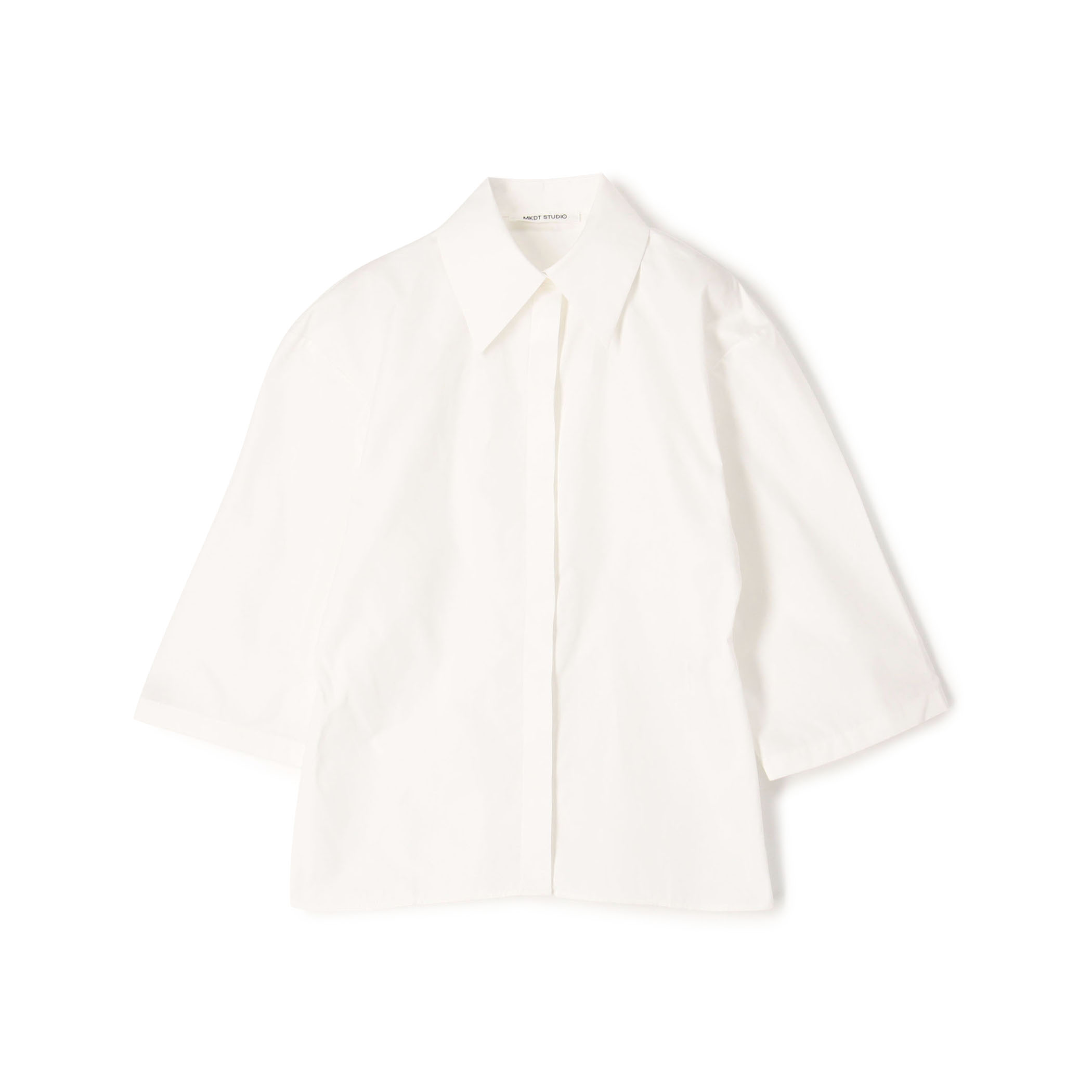 MKDT STUDIO SUKI コットンポプリンシャツ