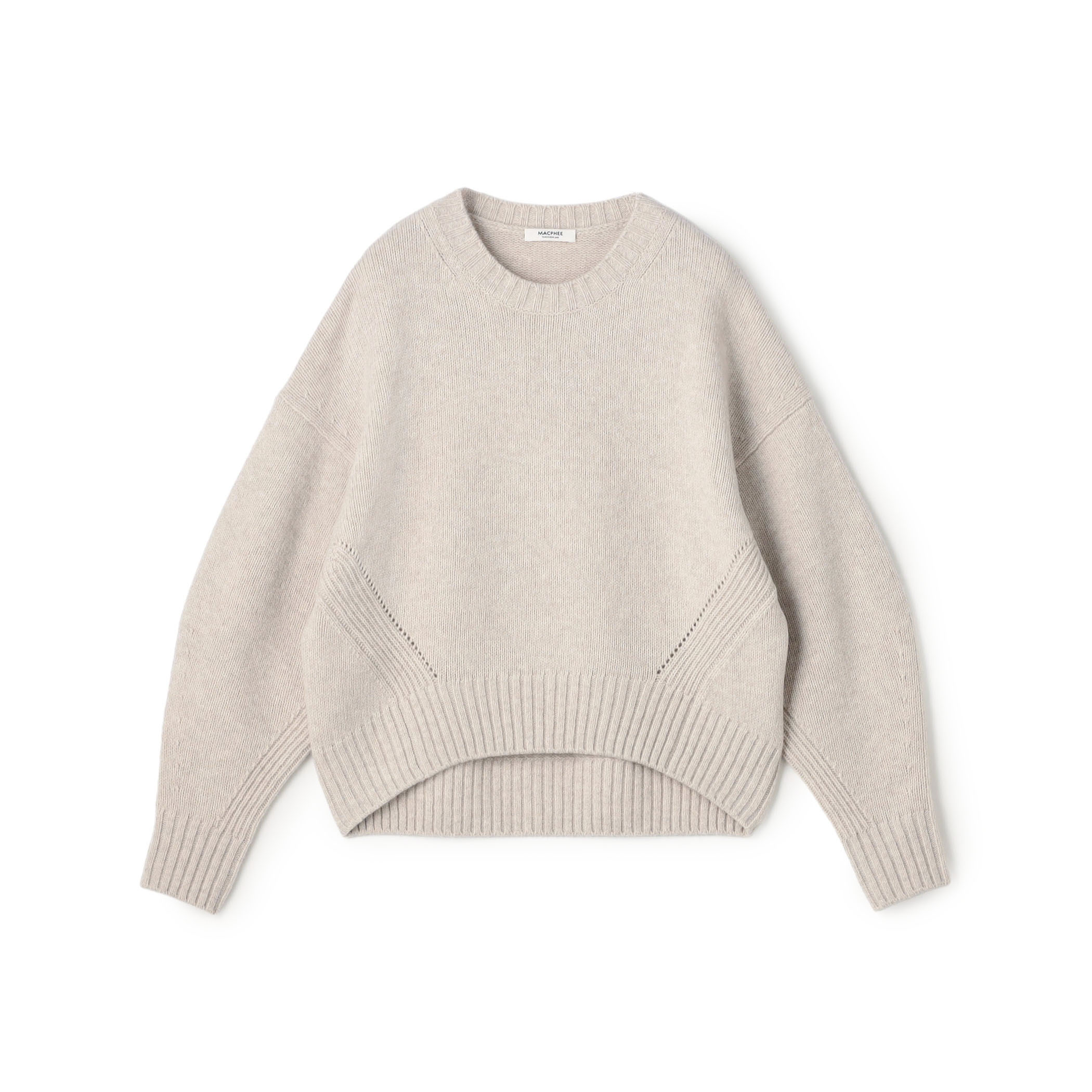 【WEB先行予約】ラムカシミヤ クルーネックプルオーバー
