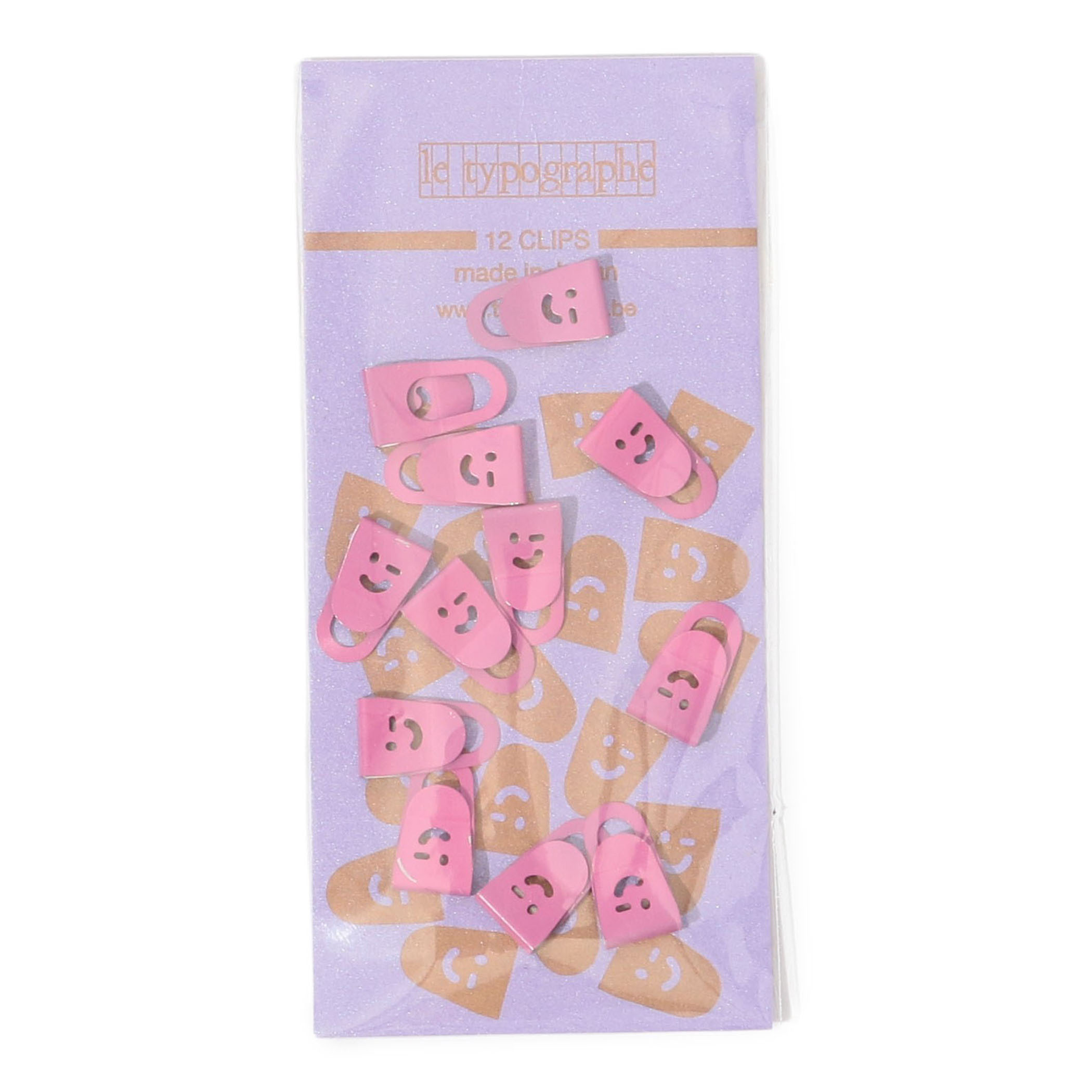 Le Typographe SMILY CLIPS 12pcs