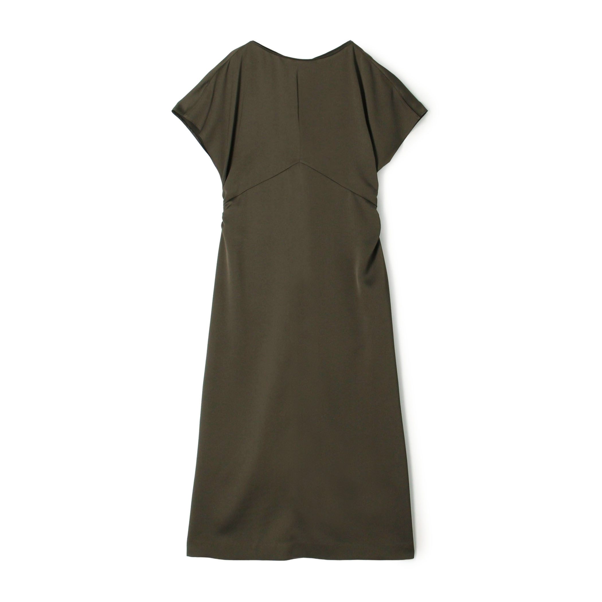 グレースサテン ギャザーワンピース